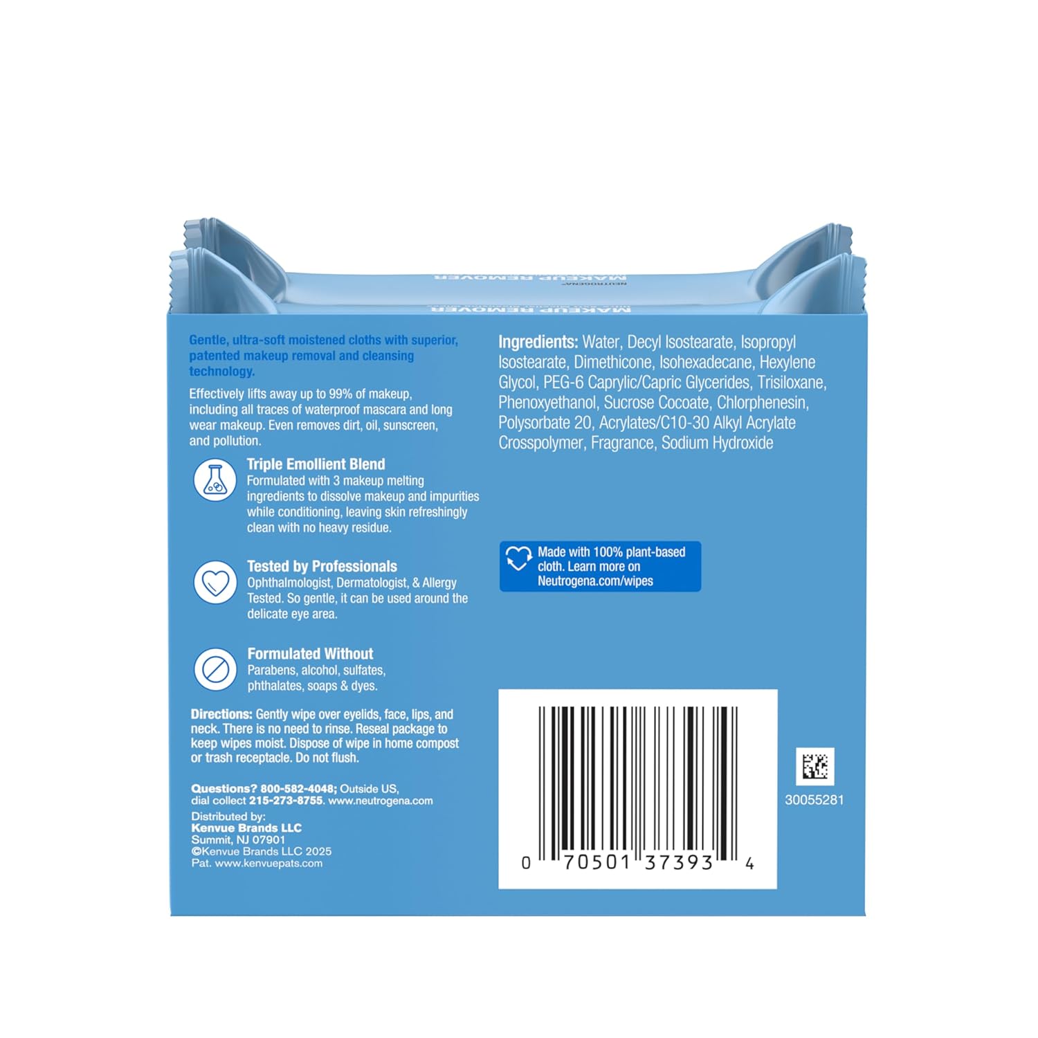 Aura Refresh x Neutrogena – Ultra-Soft Micellar Makeup Remover Wipes