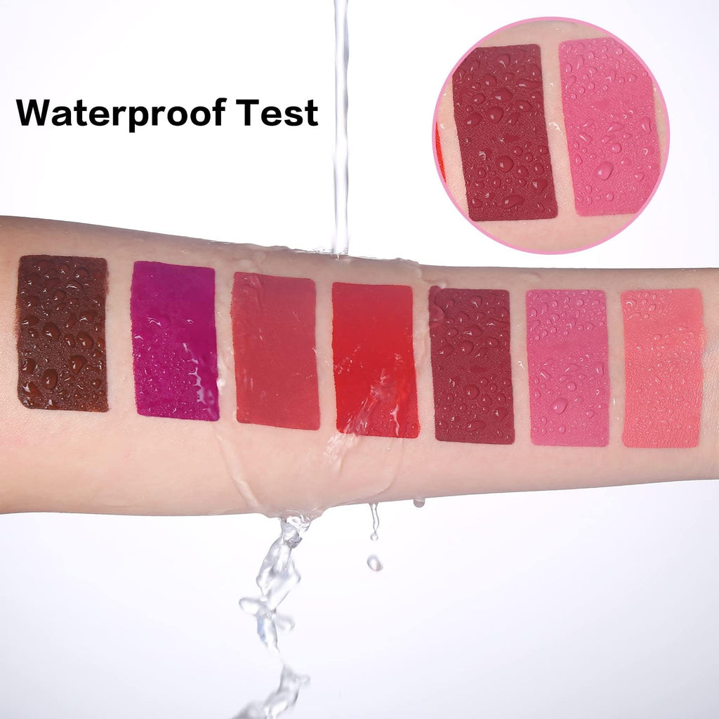 The Aurora Lip Collection by QiBest: 8-Piece Matte & Plumping Set