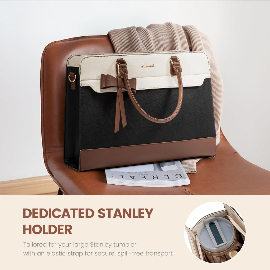 The Aura Executive Grand Tote – 15.6" Laptop & Travel Companion