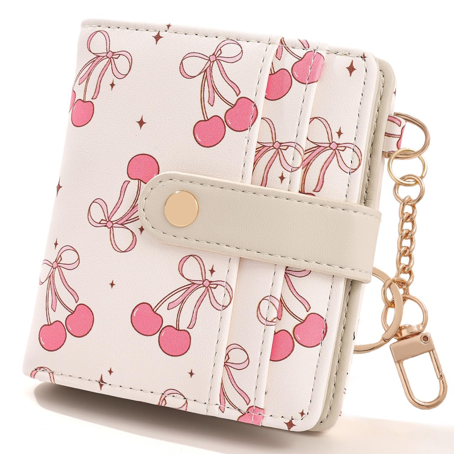 The Aurora Floral Shield: Premium RFID-Protected Leather Wallet