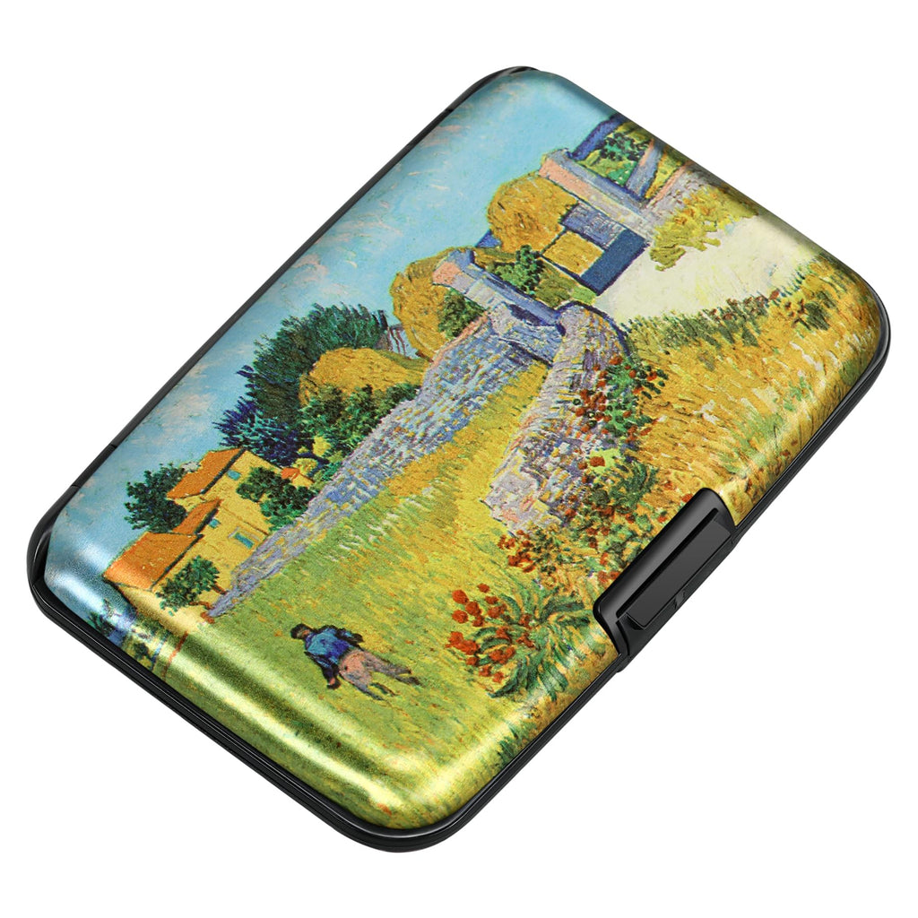 The Blossom Shield: RFID Aluminum Security Wallet