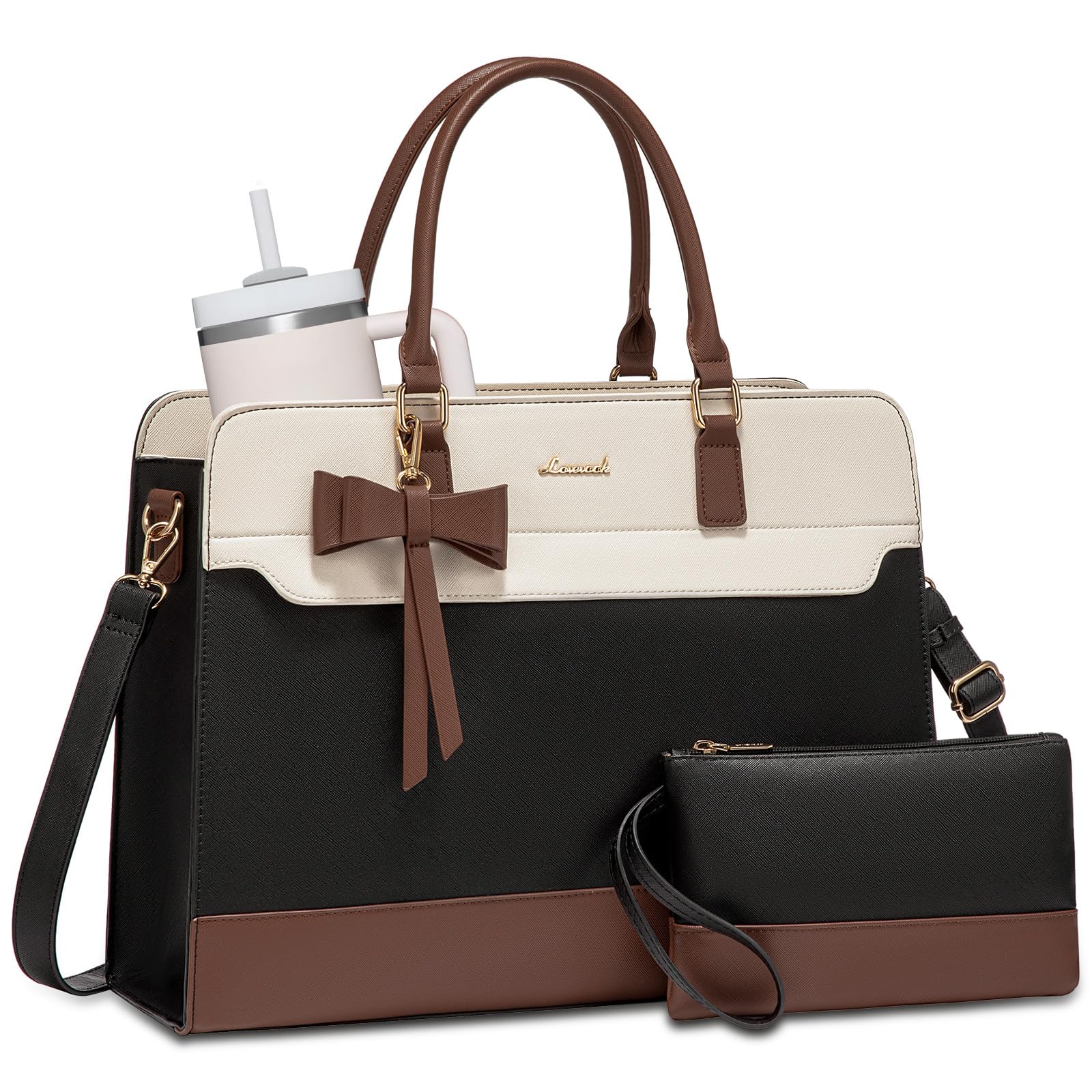 The Aura Executive Grand Tote – 15.6" Laptop & Travel Companion