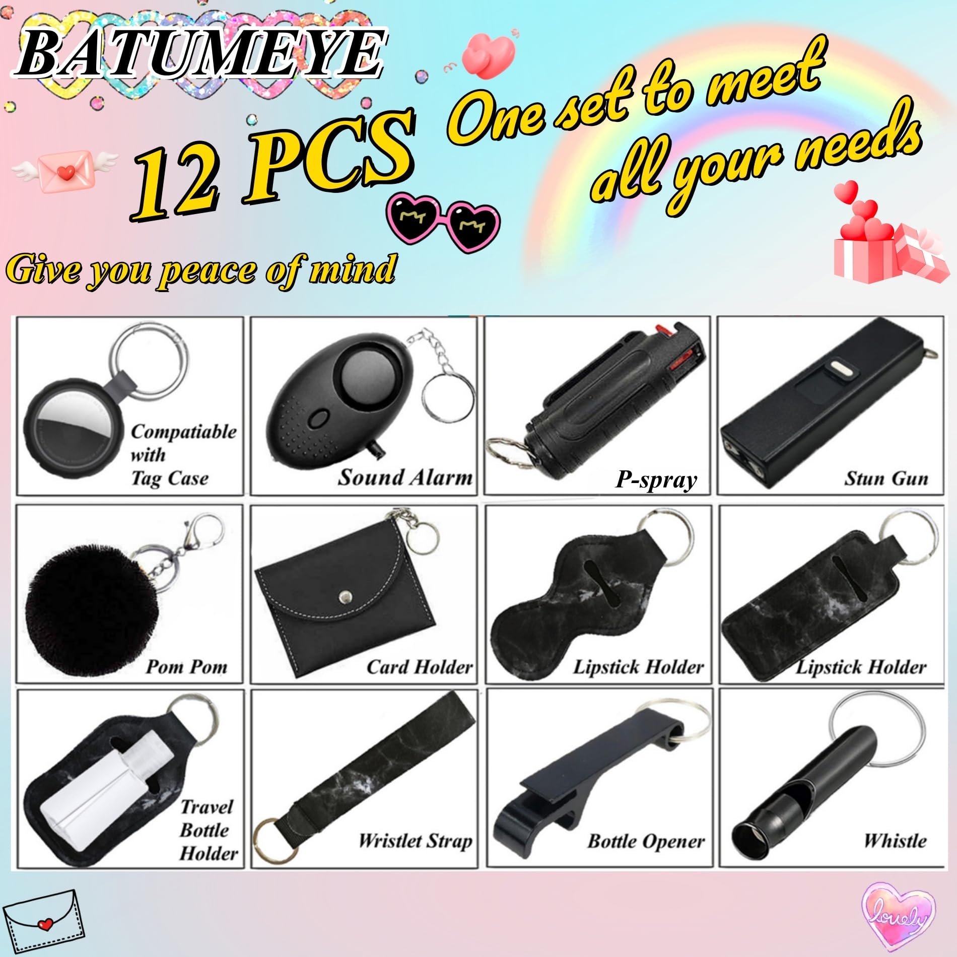 The Ultimate Aura Armor 14-Piece Bling Safety & Style Kit