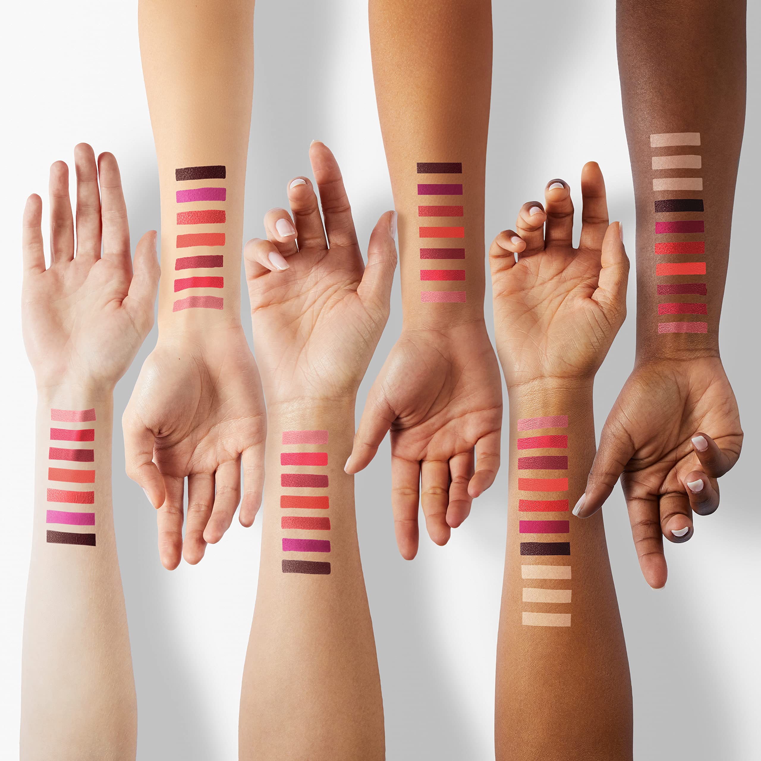 The Aurora Lip Collection by QiBest: 8-Piece Matte & Plumping Set