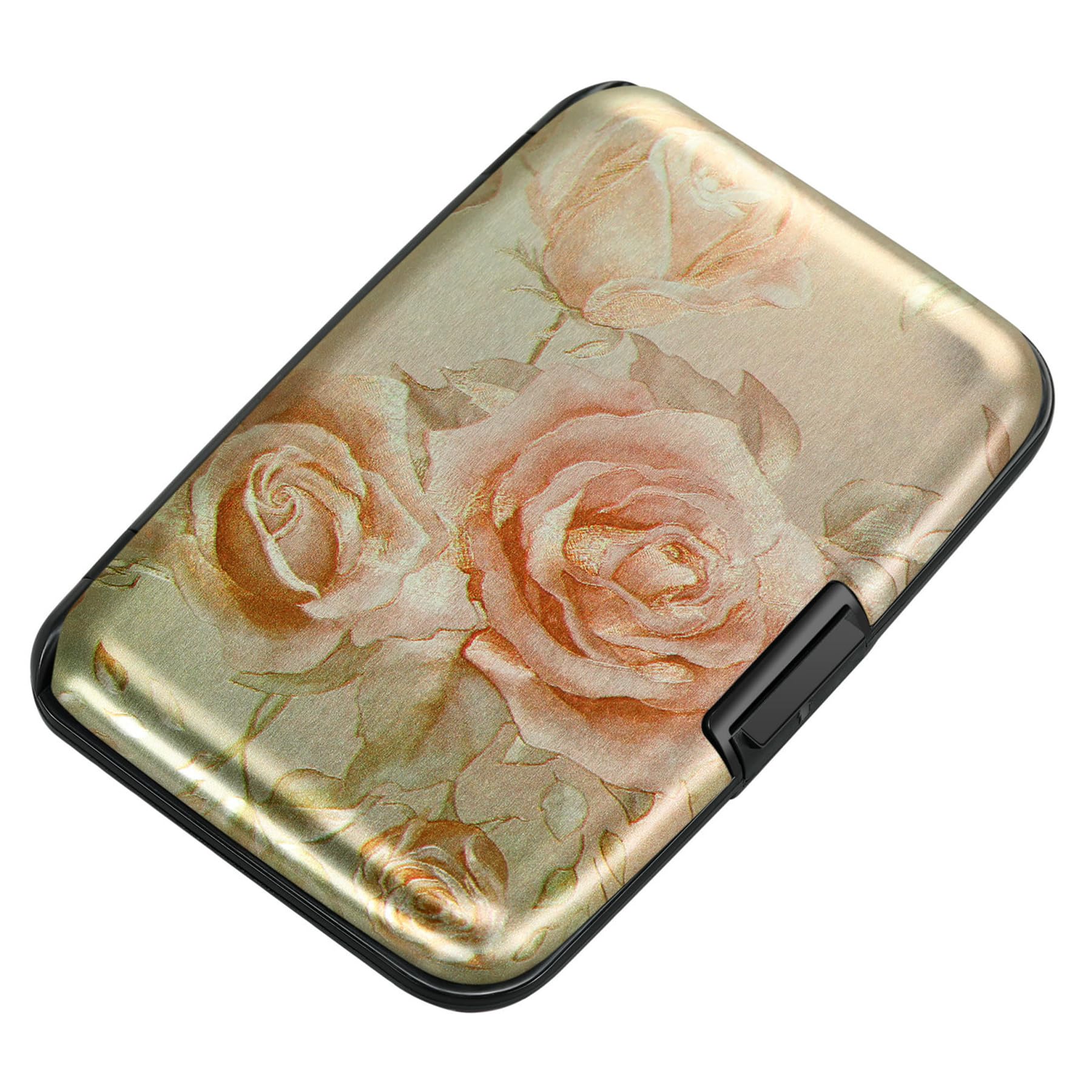 The Blossom Shield: RFID Aluminum Security Wallet
