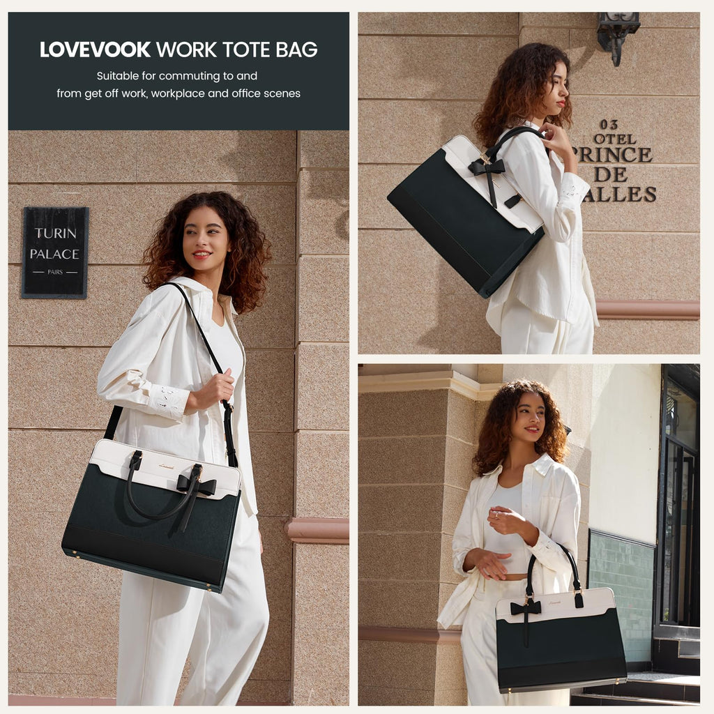 The Aura Executive Grand Tote – 15.6" Laptop & Travel Companion
