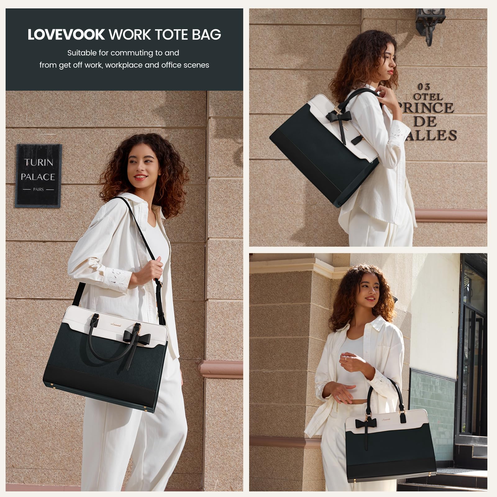 The Aura Executive Grand Tote – 15.6" Laptop & Travel Companion