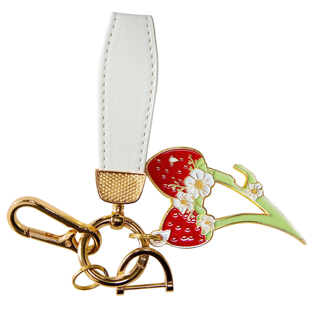 The Sweet Sentry – Strawberry Artifact Keychain Charm