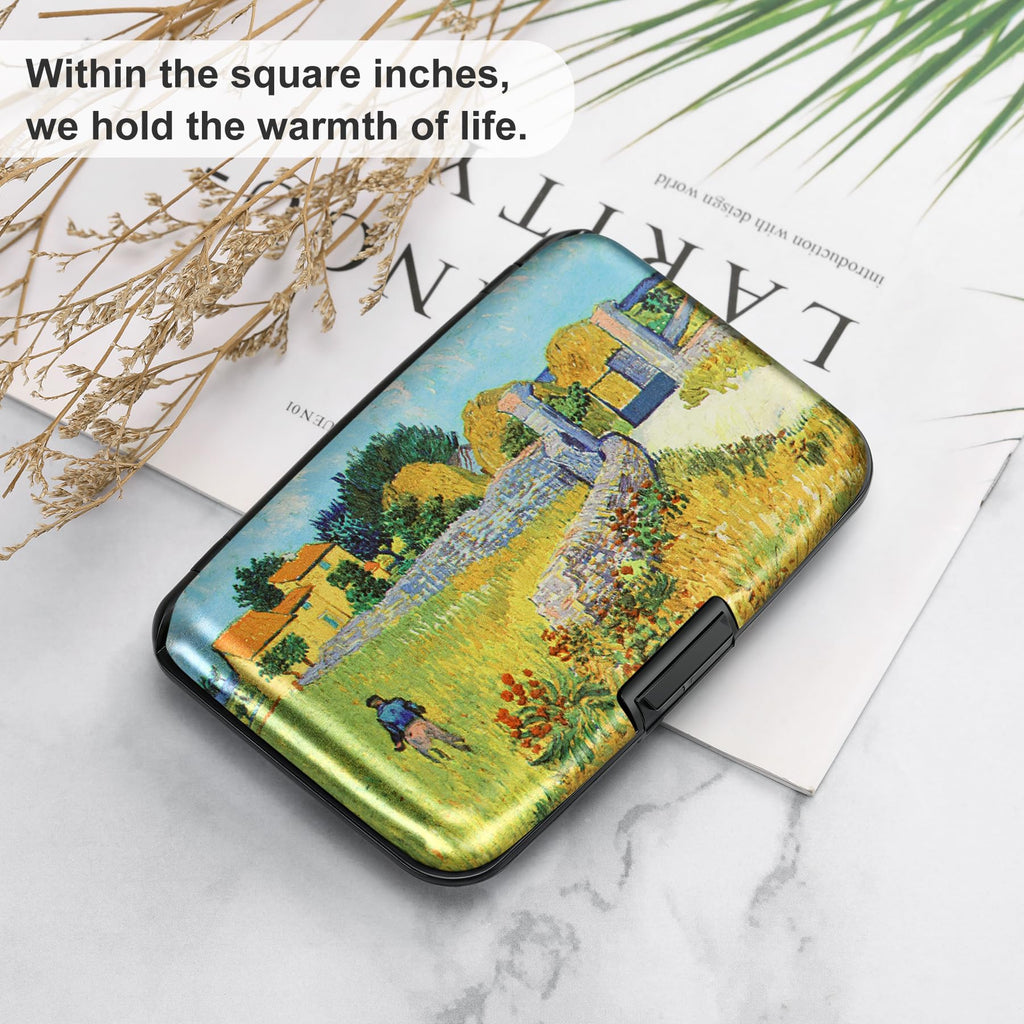 The Blossom Shield: RFID Aluminum Security Wallet