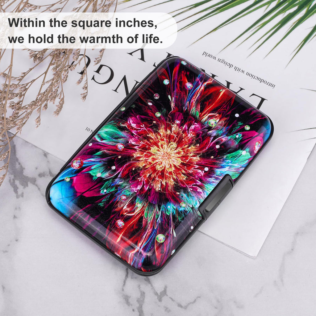 The Blossom Shield: RFID Aluminum Security Wallet