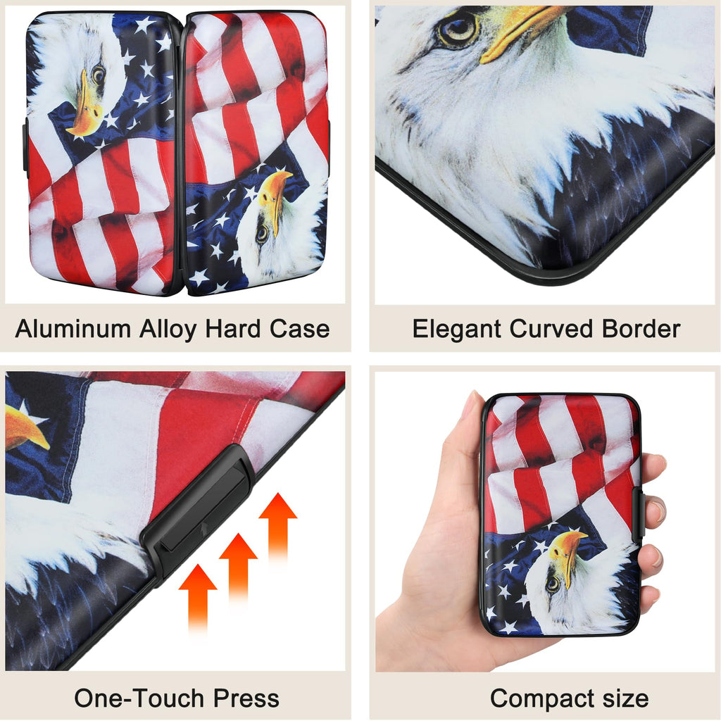 The Blossom Shield: RFID Aluminum Security Wallet