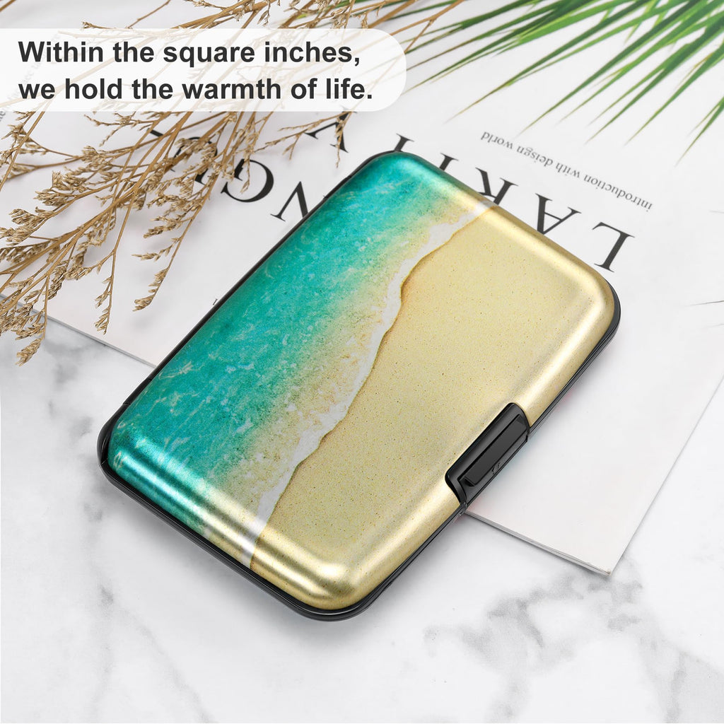 The Blossom Shield: RFID Aluminum Security Wallet