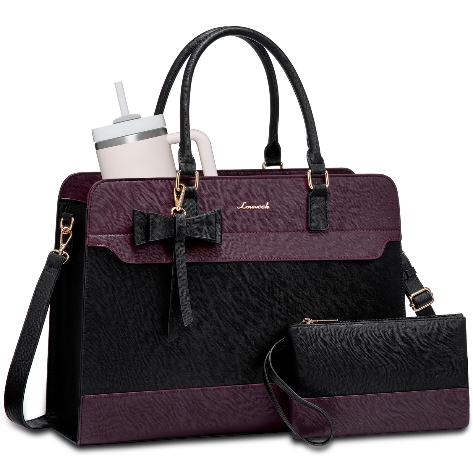 The Aura Executive Grand Tote – 15.6" Laptop & Travel Companion