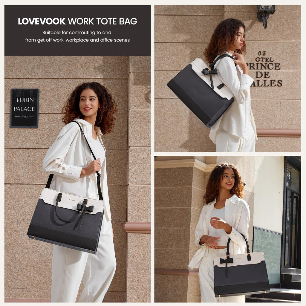 The Aura Executive Grand Tote – 15.6" Laptop & Travel Companion