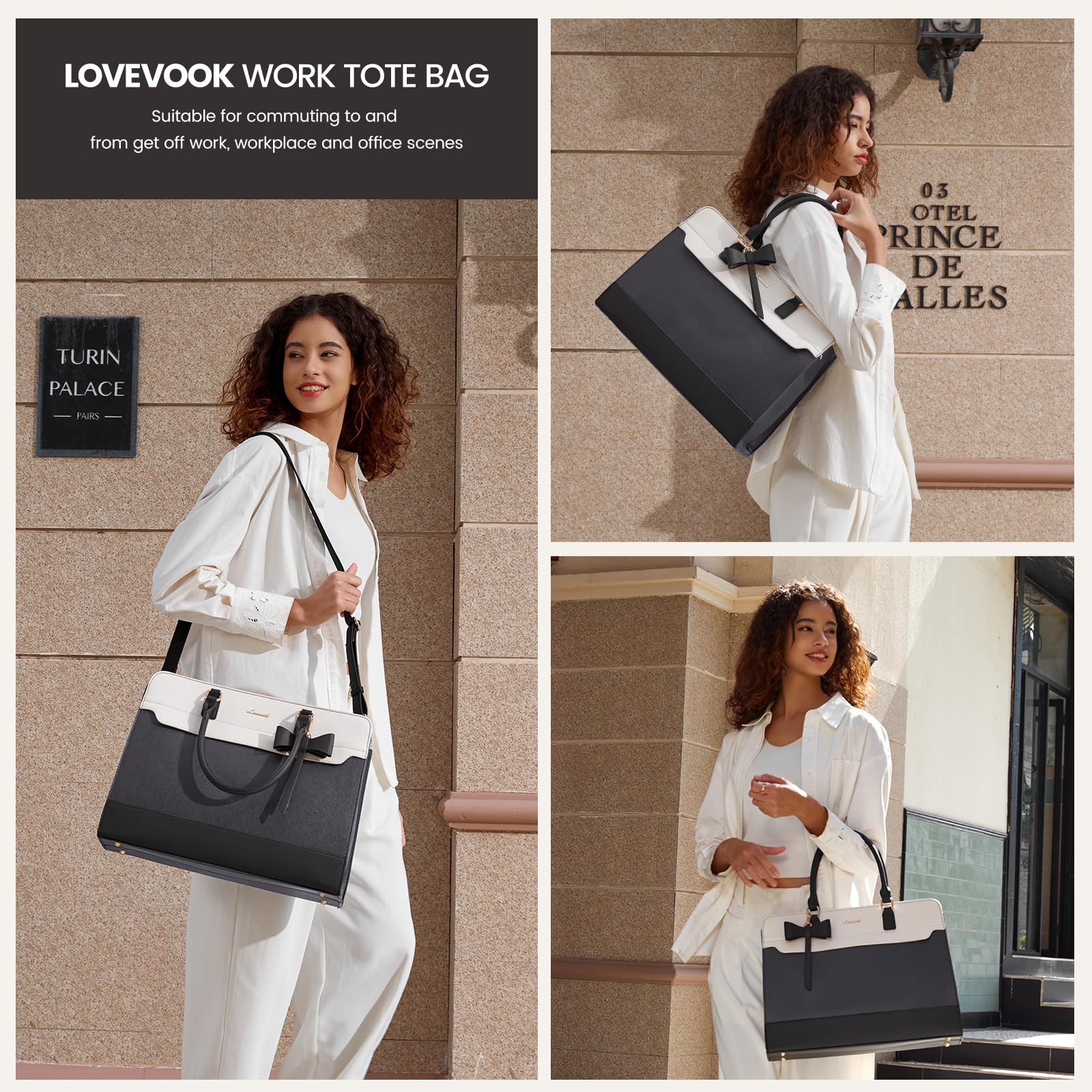The Aura Executive Grand Tote – 15.6" Laptop & Travel Companion