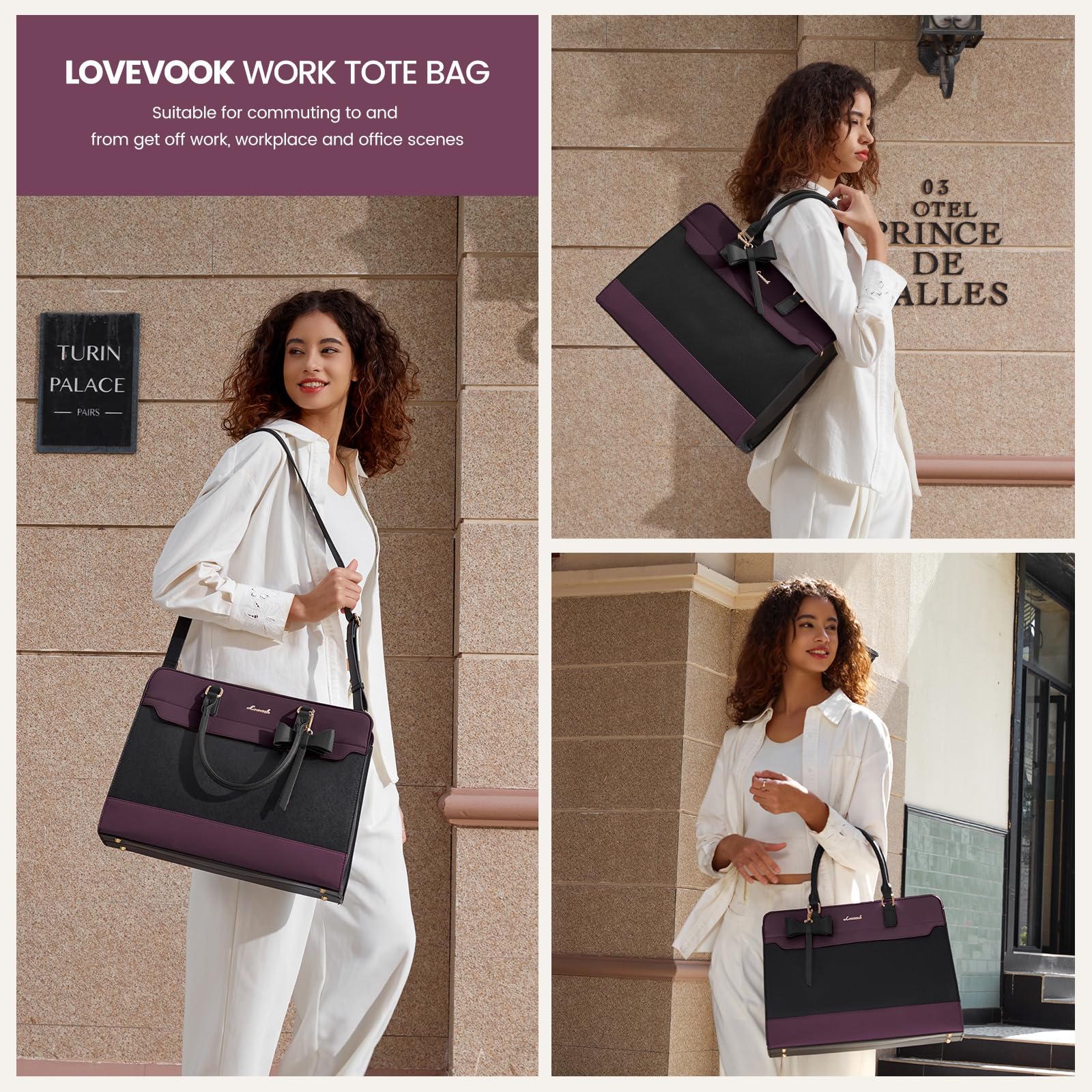 The Aura Executive Grand Tote – 15.6" Laptop & Travel Companion