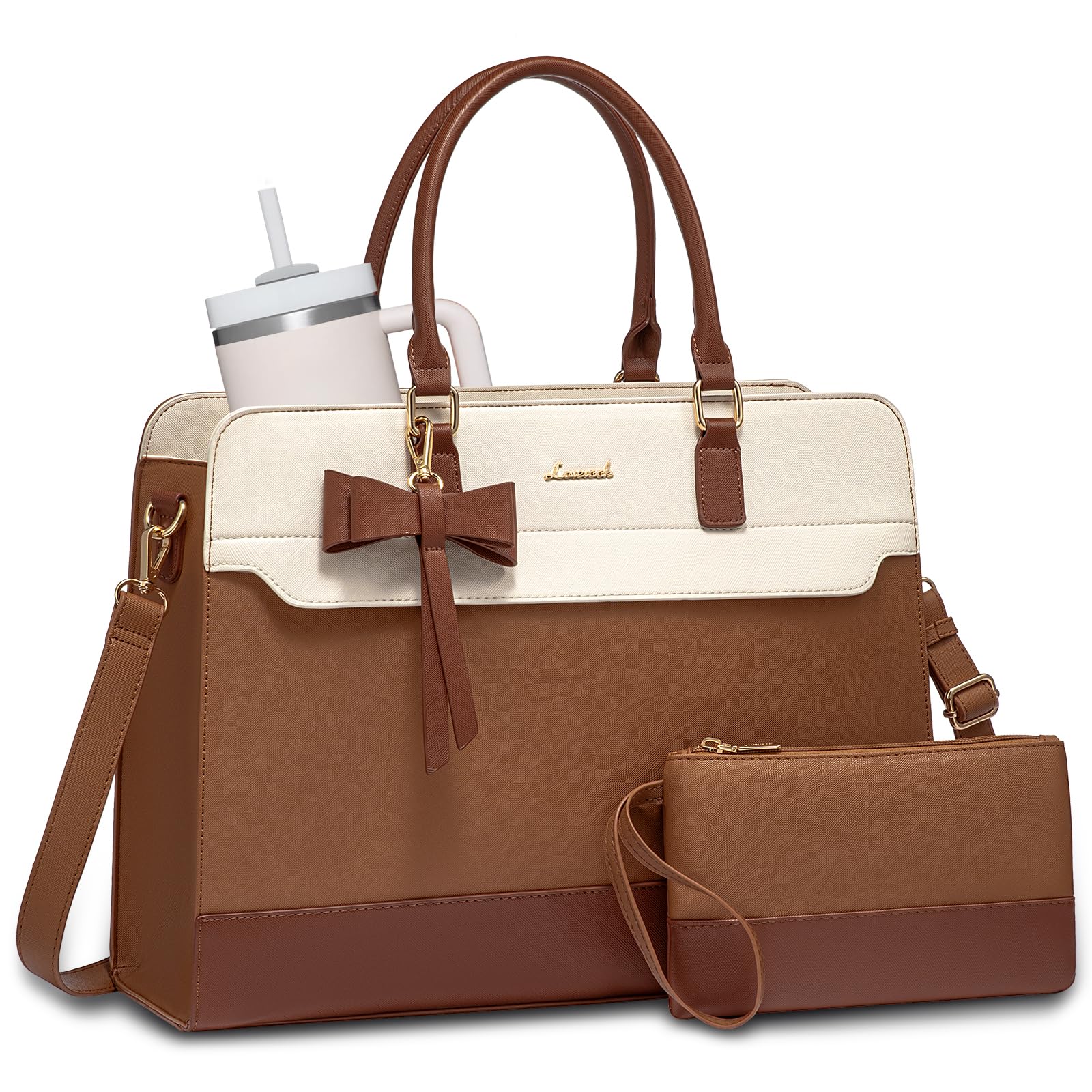 The Aura Executive Grand Tote – 15.6" Laptop & Travel Companion