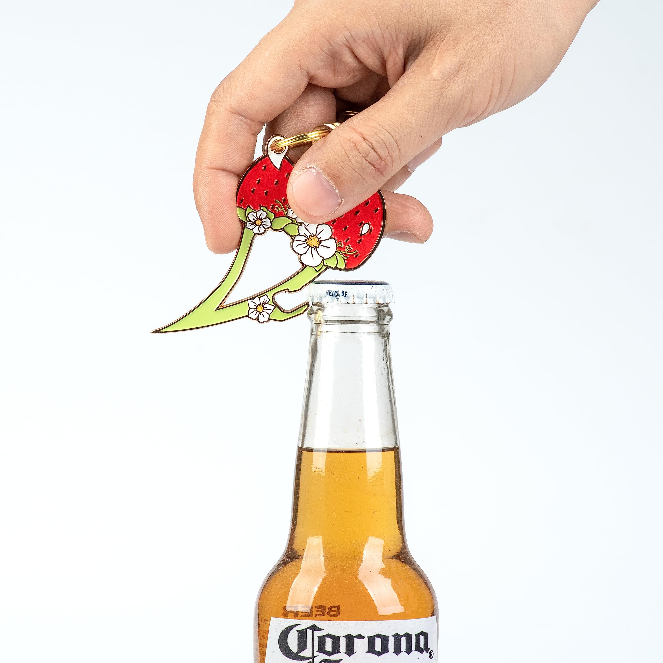 The Sweet Sentry – Strawberry Artifact Keychain Charm