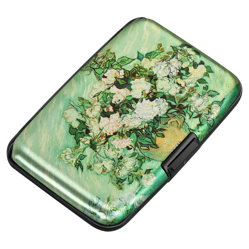 The Blossom Shield: RFID Aluminum Security Wallet