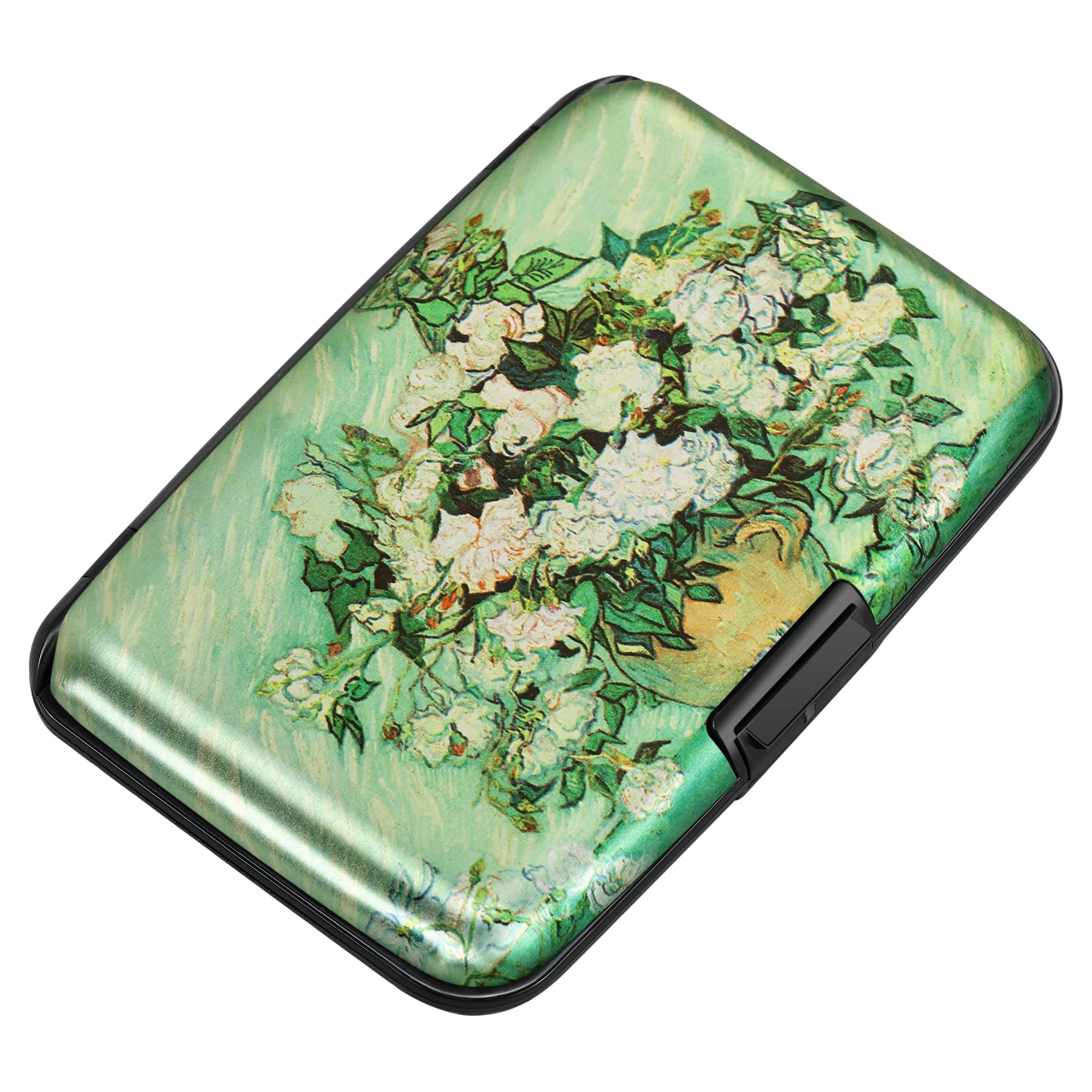 The Blossom Shield: RFID Aluminum Security Wallet