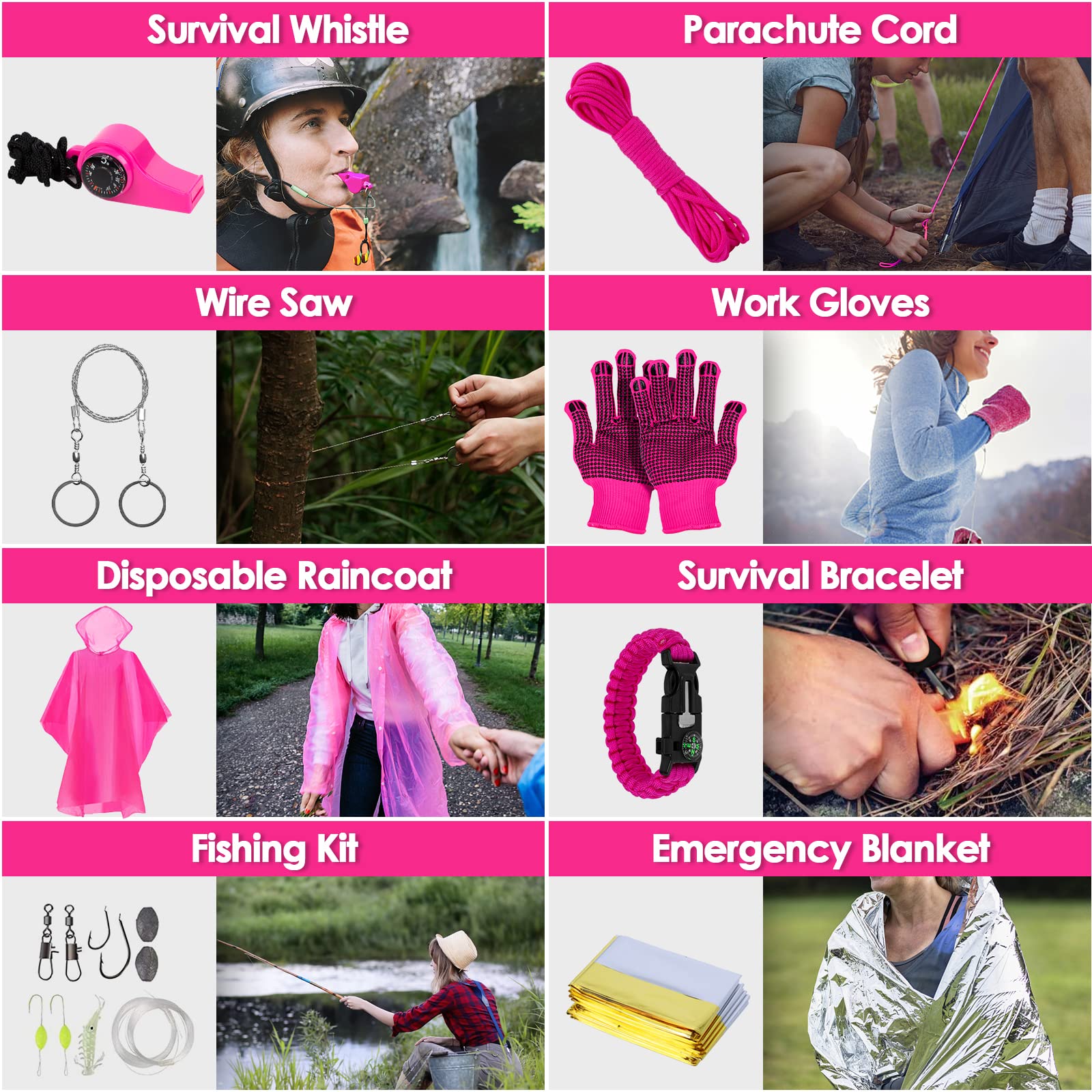 The Aura Adventure 65-Piece Survival & First Aid Kit