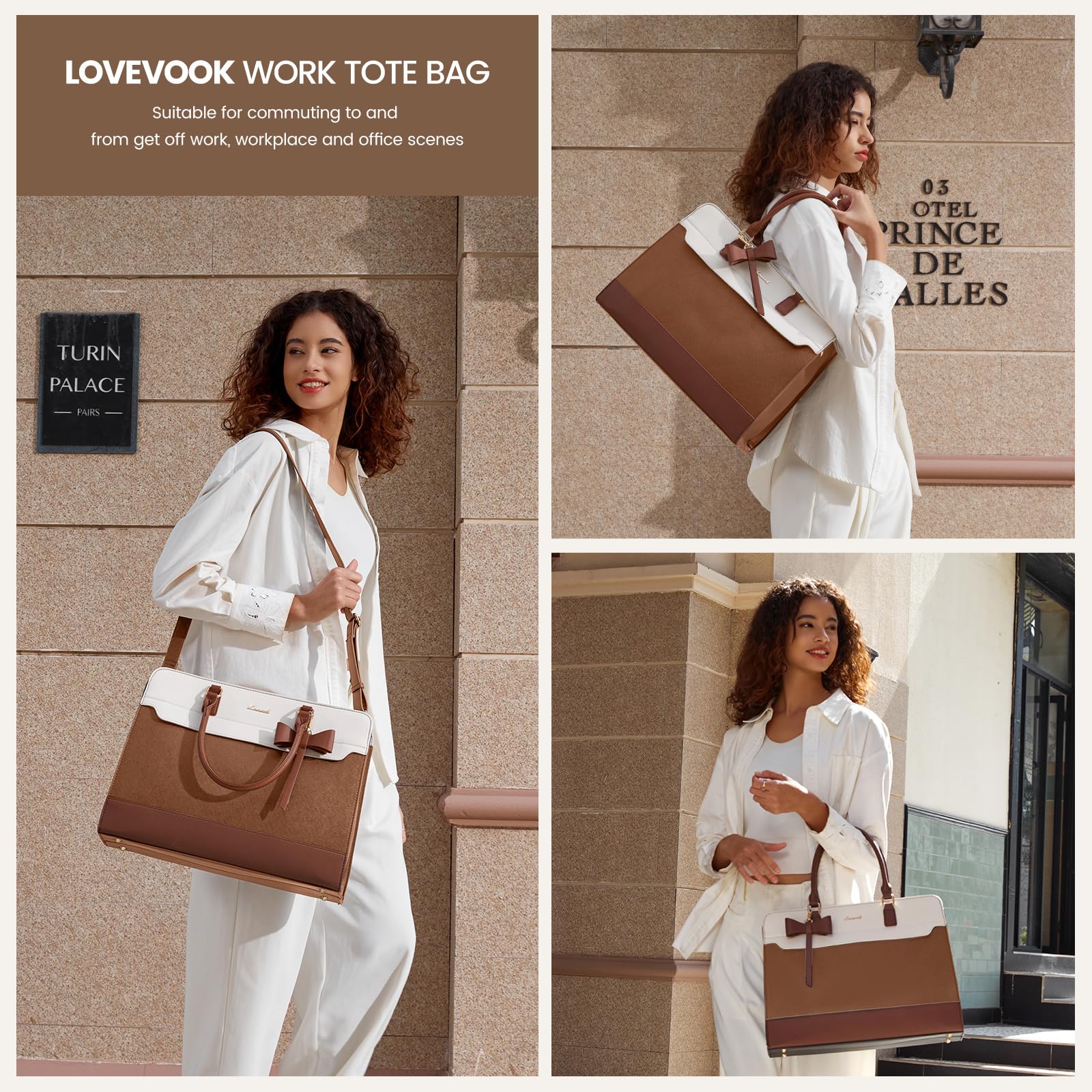 The Aura Executive Grand Tote – 15.6" Laptop & Travel Companion