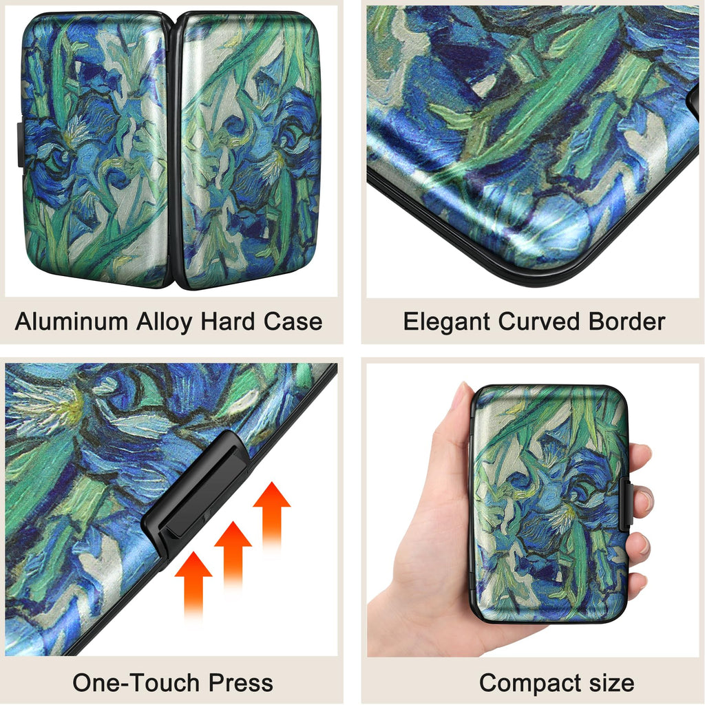 The Blossom Shield: RFID Aluminum Security Wallet
