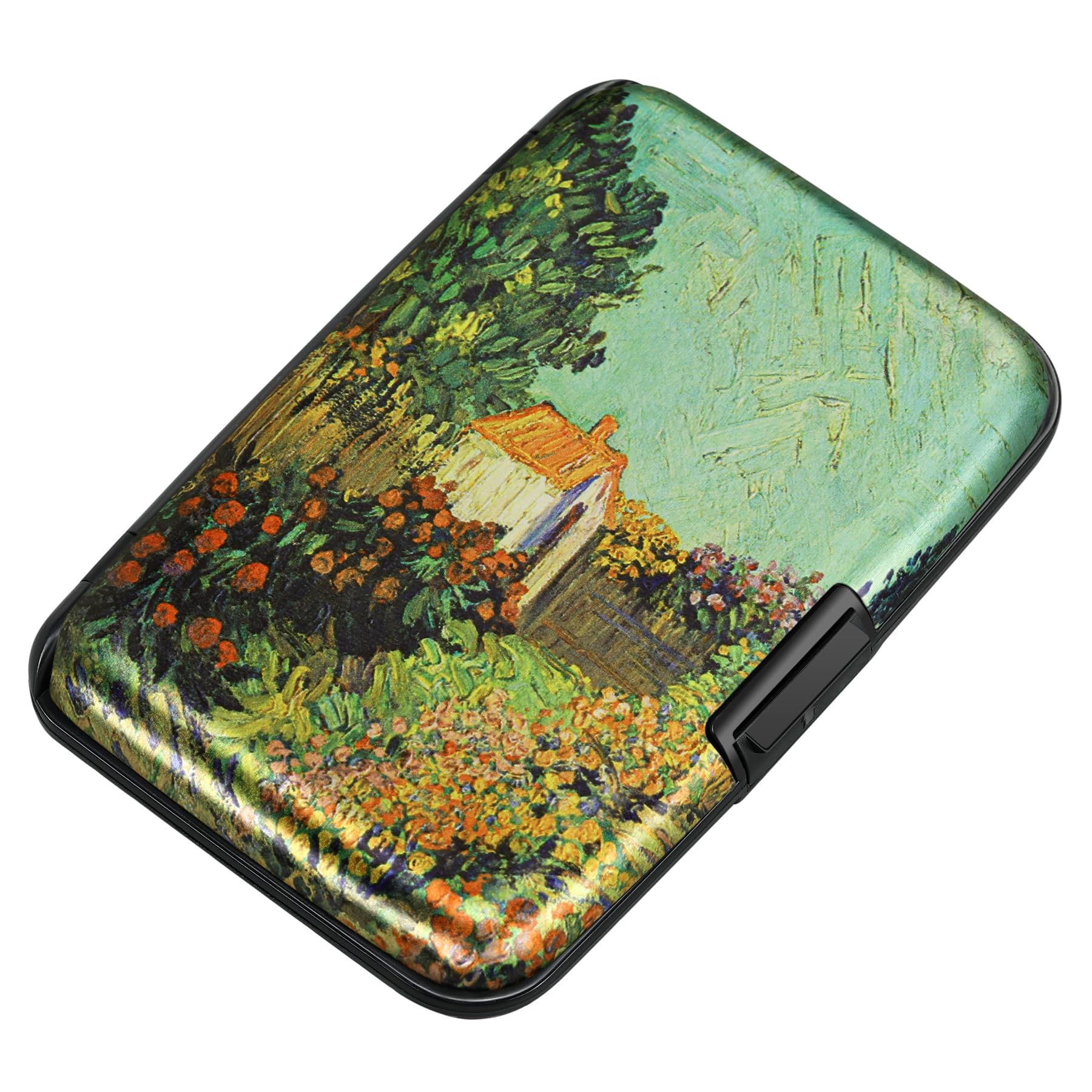 The Blossom Shield: RFID Aluminum Security Wallet