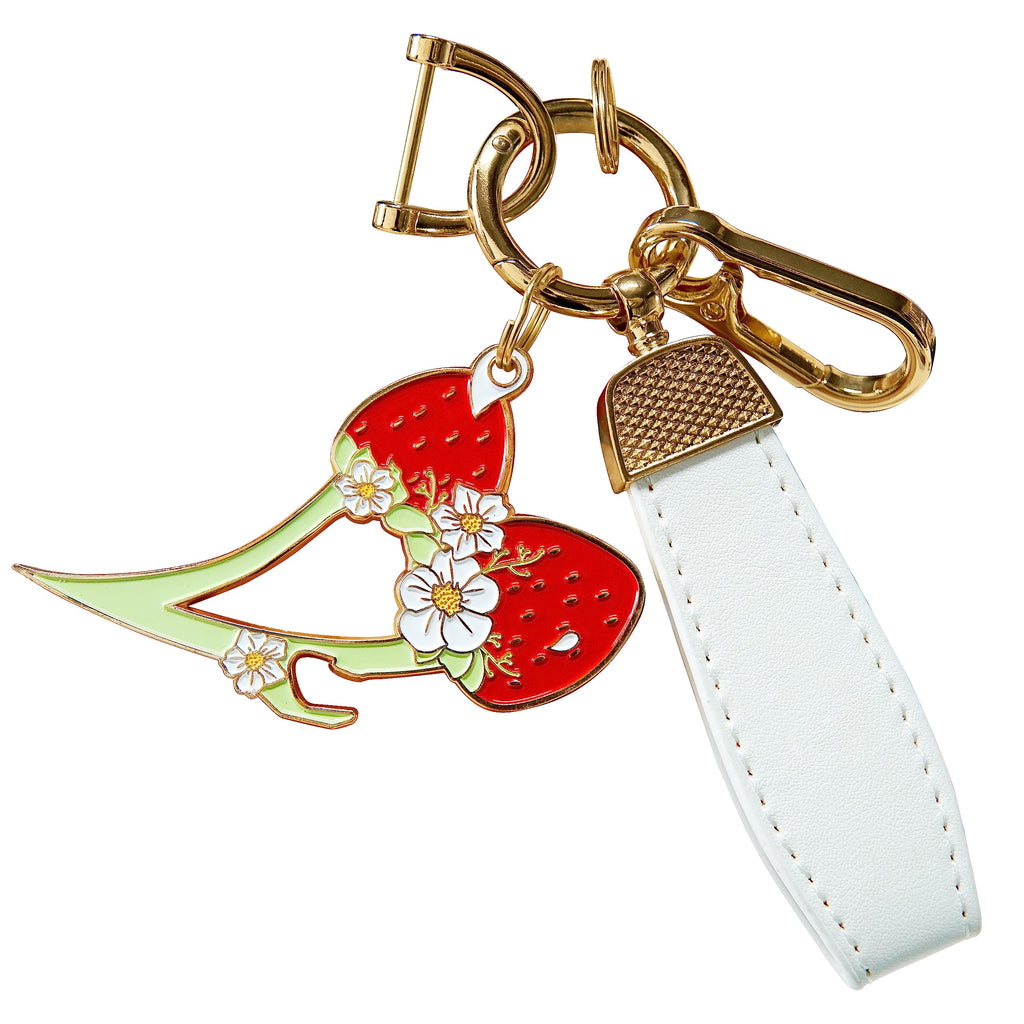 The Sweet Sentry – Strawberry Artifact Keychain Charm
