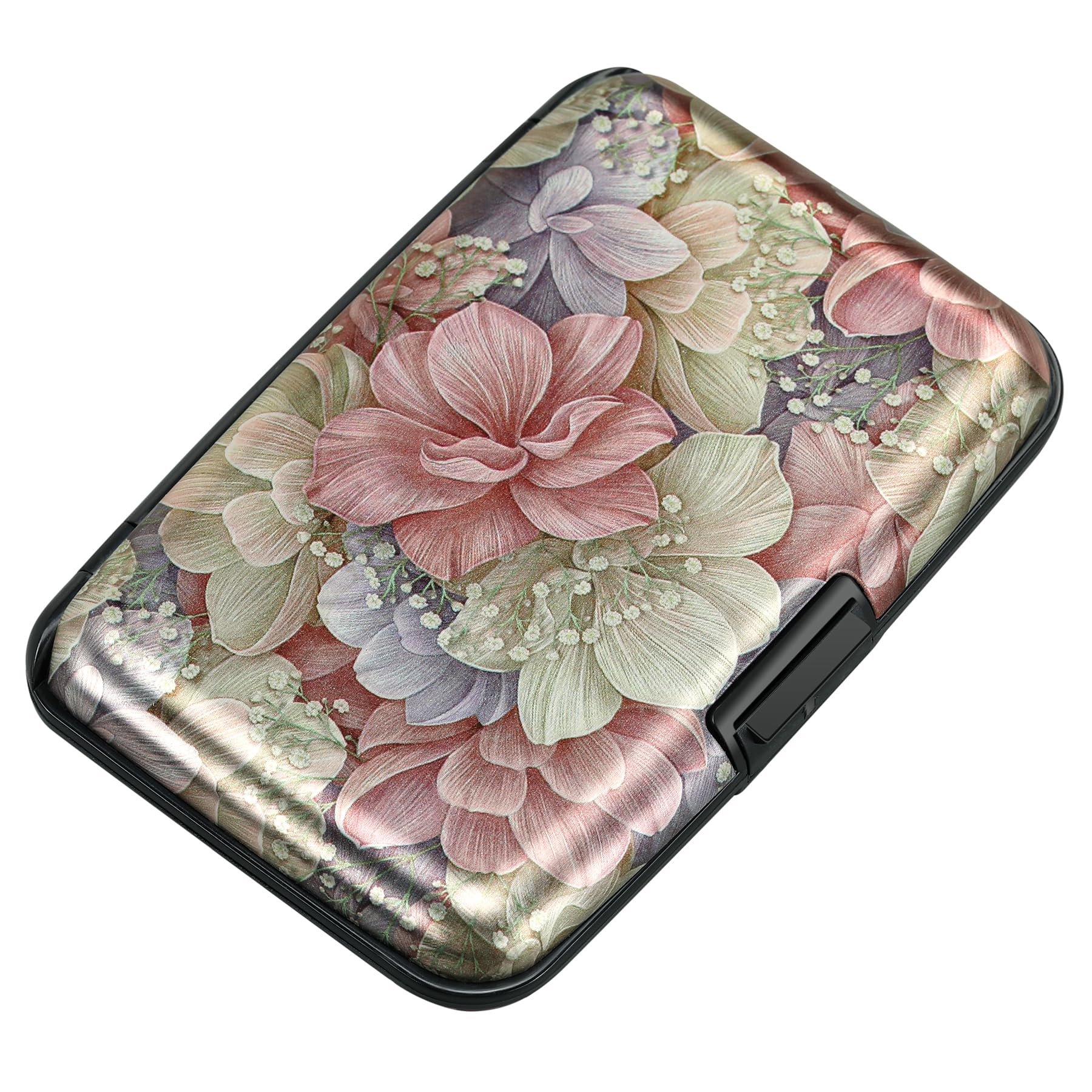 The Blossom Shield: RFID Aluminum Security Wallet