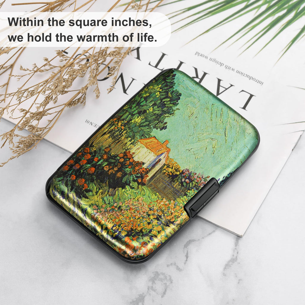 The Blossom Shield: RFID Aluminum Security Wallet