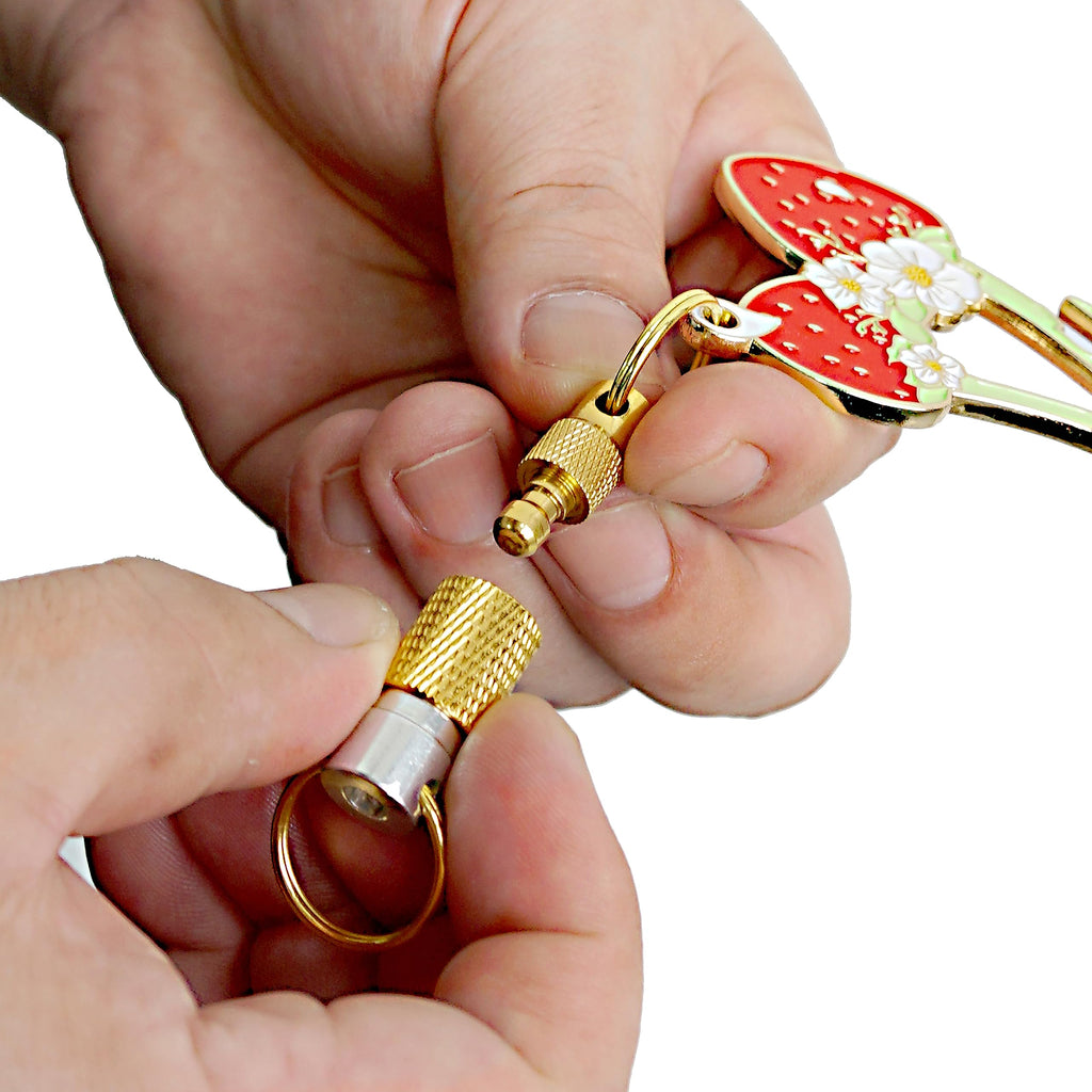 The Sweet Sentry – Strawberry Artifact Keychain Charm