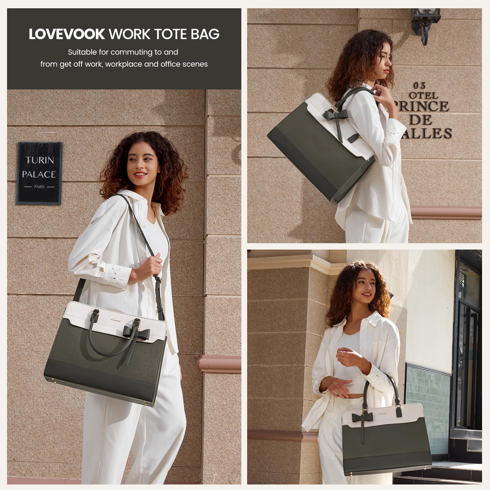 The Aura Executive Grand Tote – 15.6" Laptop & Travel Companion