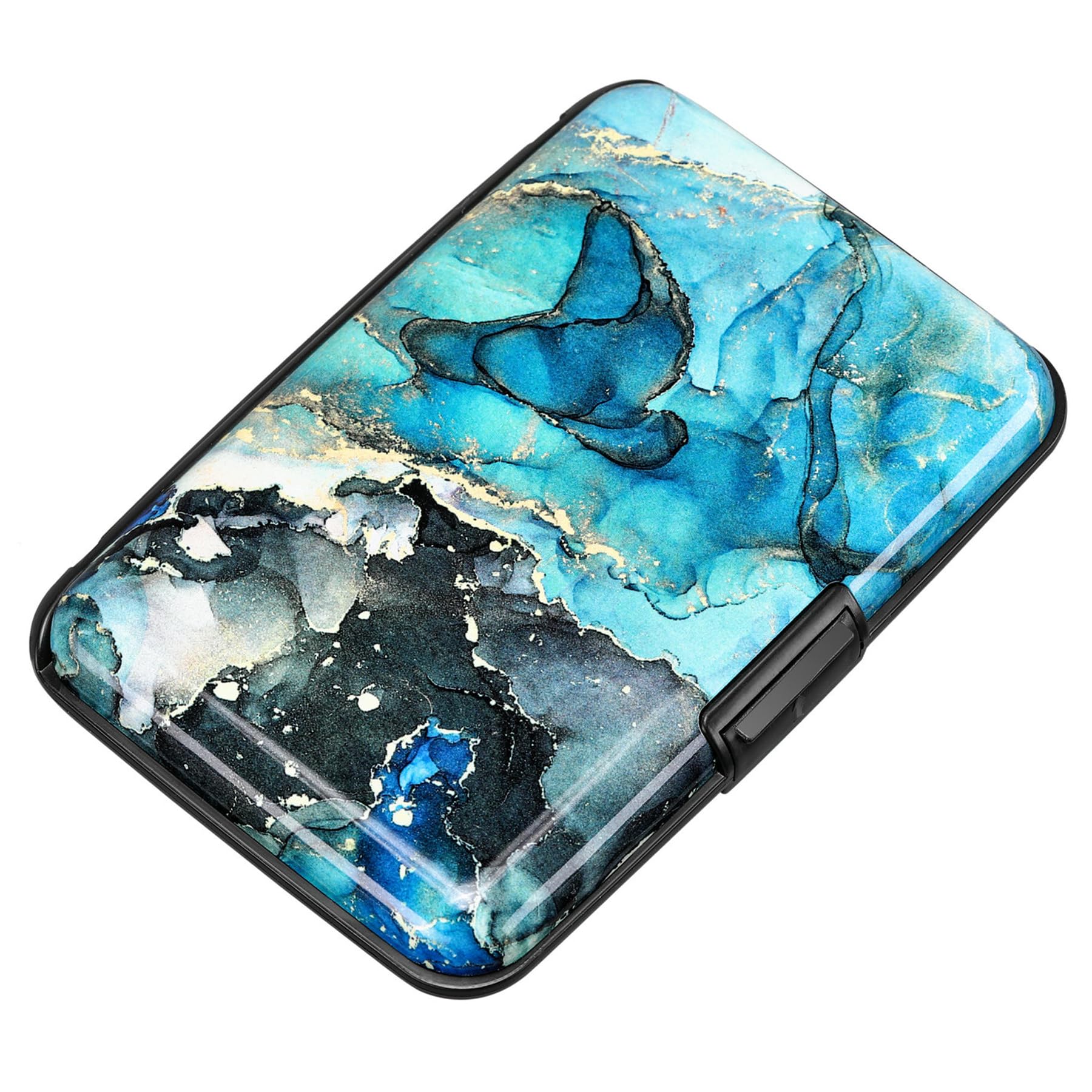The Blossom Shield: RFID Aluminum Security Wallet