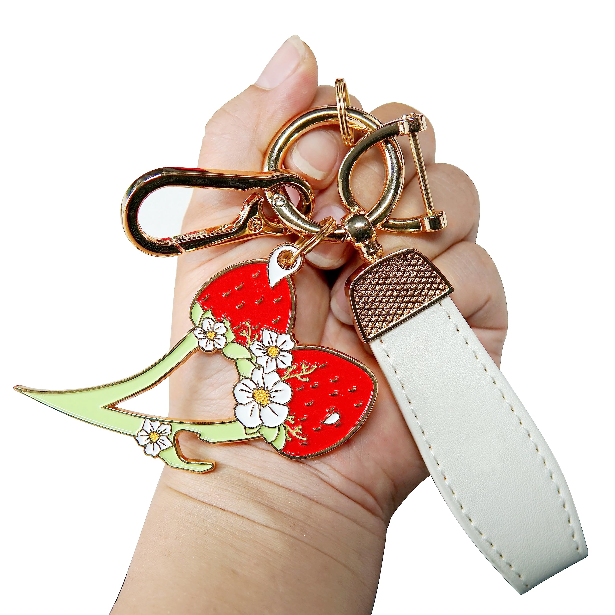 The Sweet Sentry – Strawberry Artifact Keychain Charm