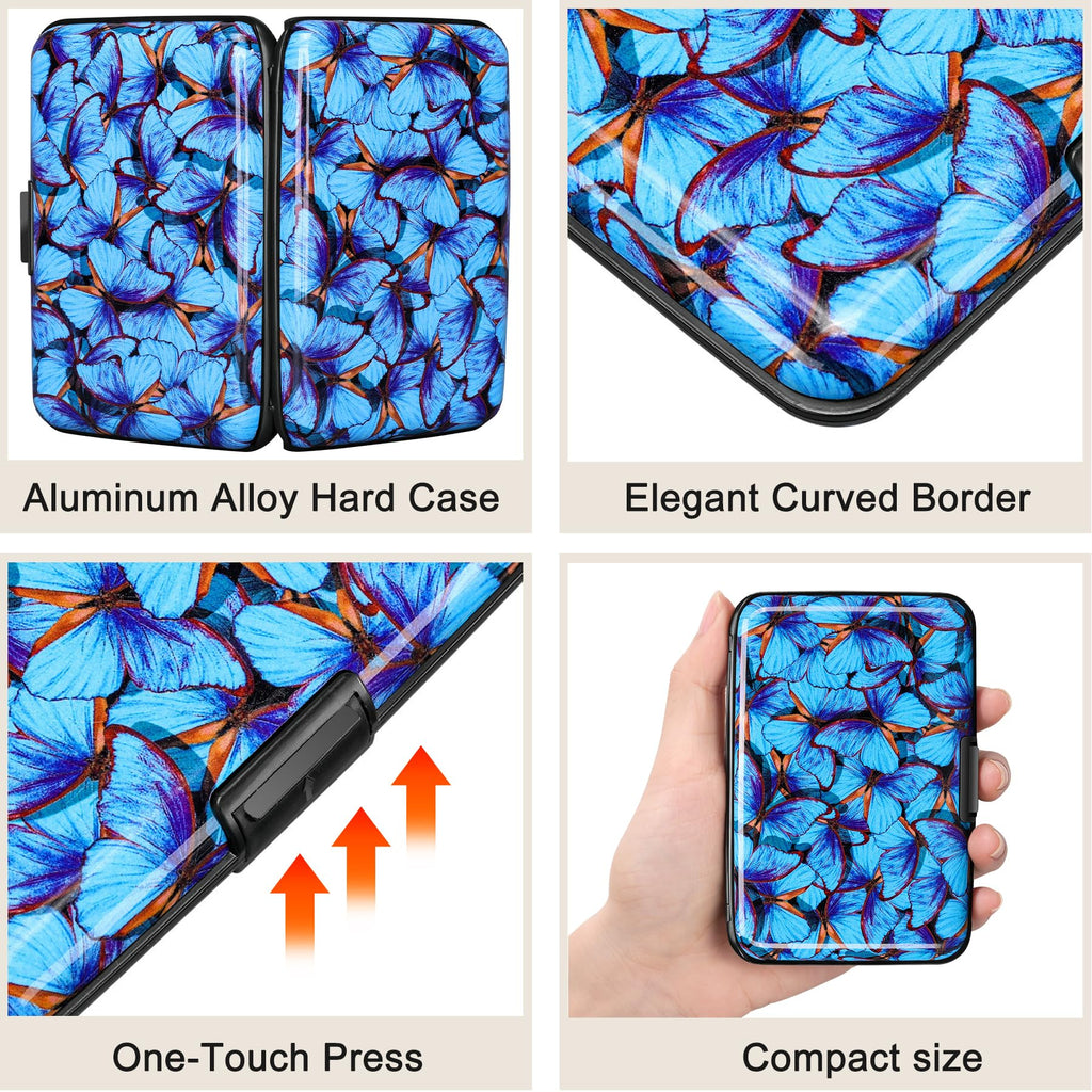 The Blossom Shield: RFID Aluminum Security Wallet
