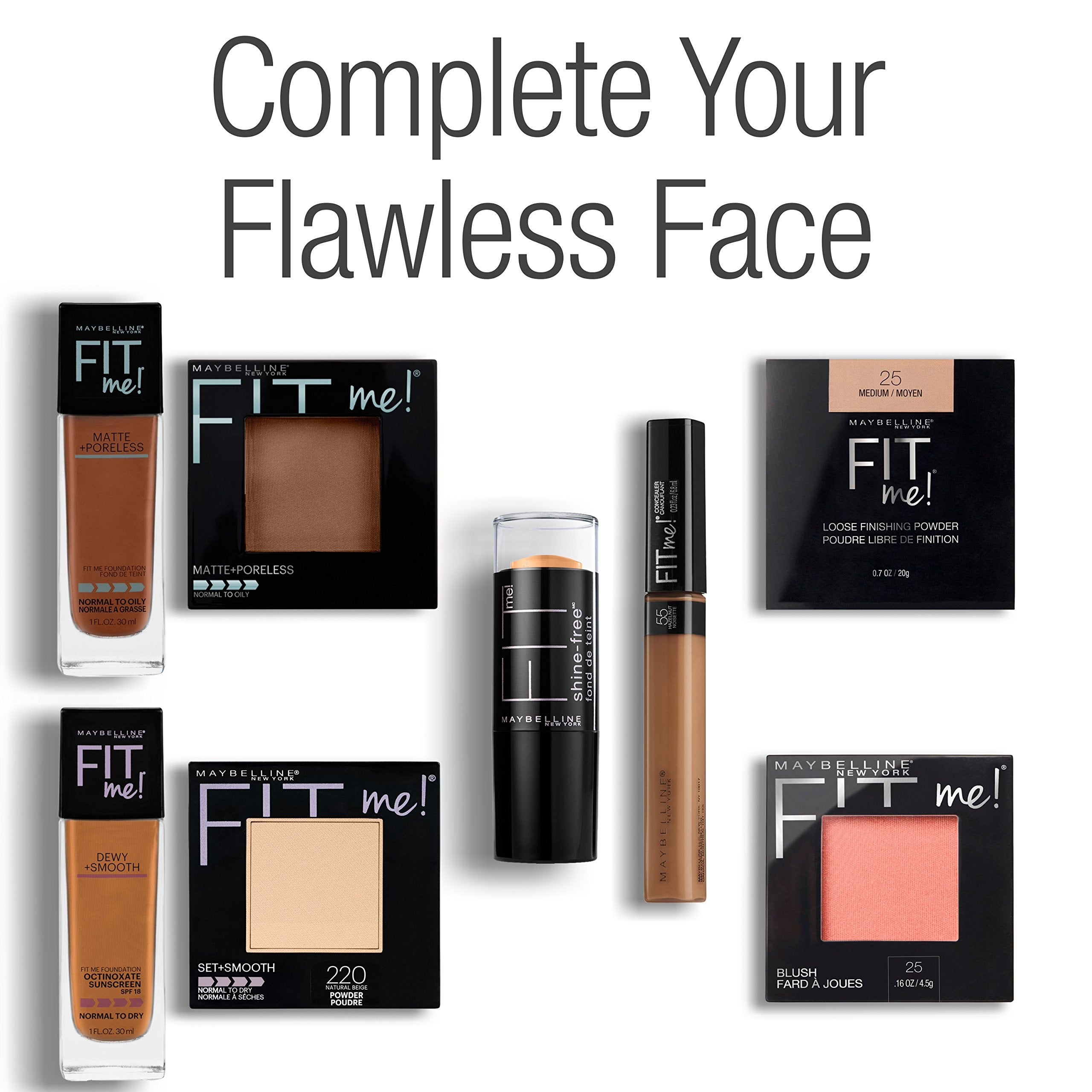 The Natural Perfection Set: Maybelline Fit Me Concealer & 8-Piece Pro Brush Kit