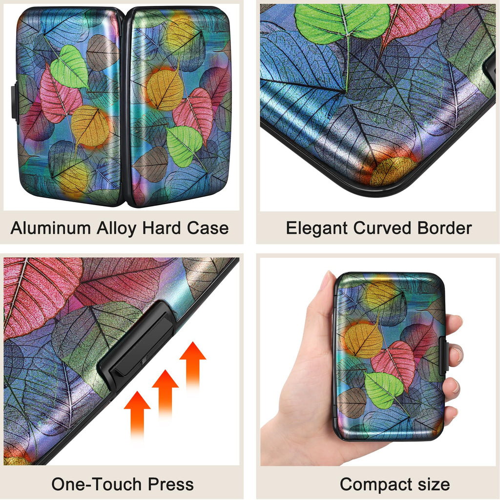 The Blossom Shield: RFID Aluminum Security Wallet