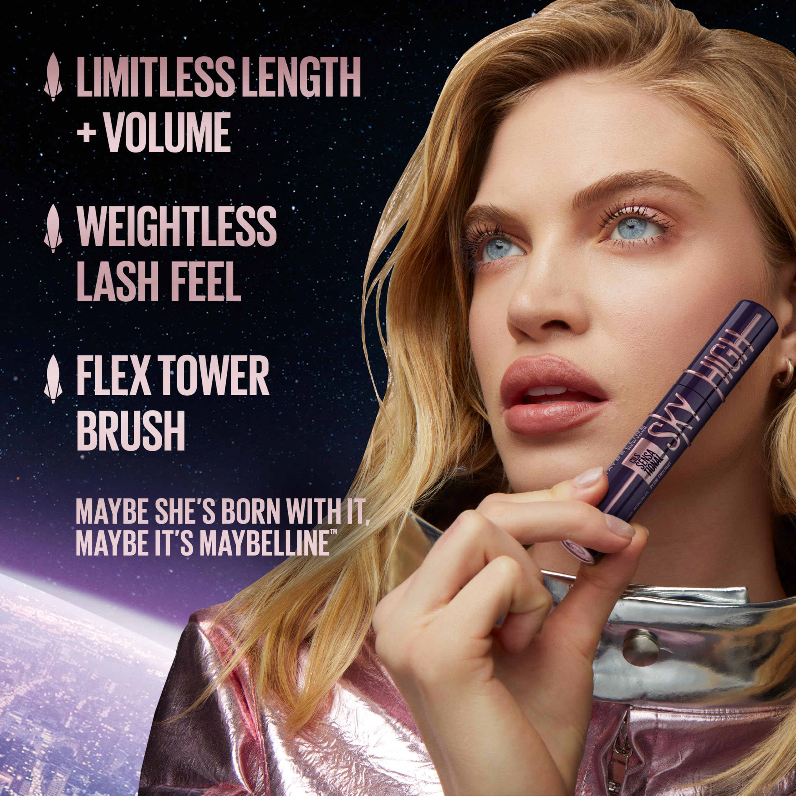 Aura x Maybelline Sky High – Limitless Length & Volume Mascara
