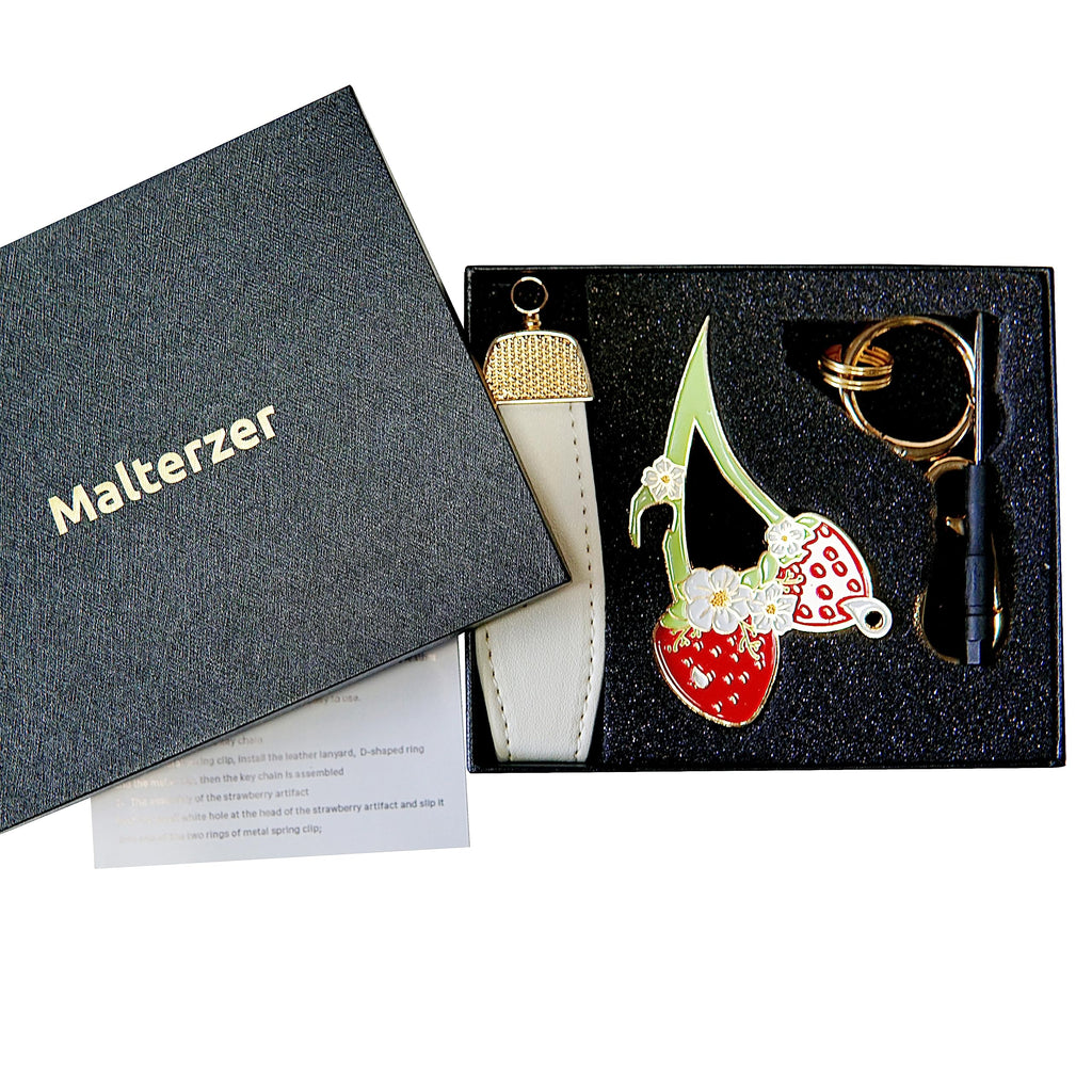 The Sweet Sentry – Strawberry Artifact Keychain Charm