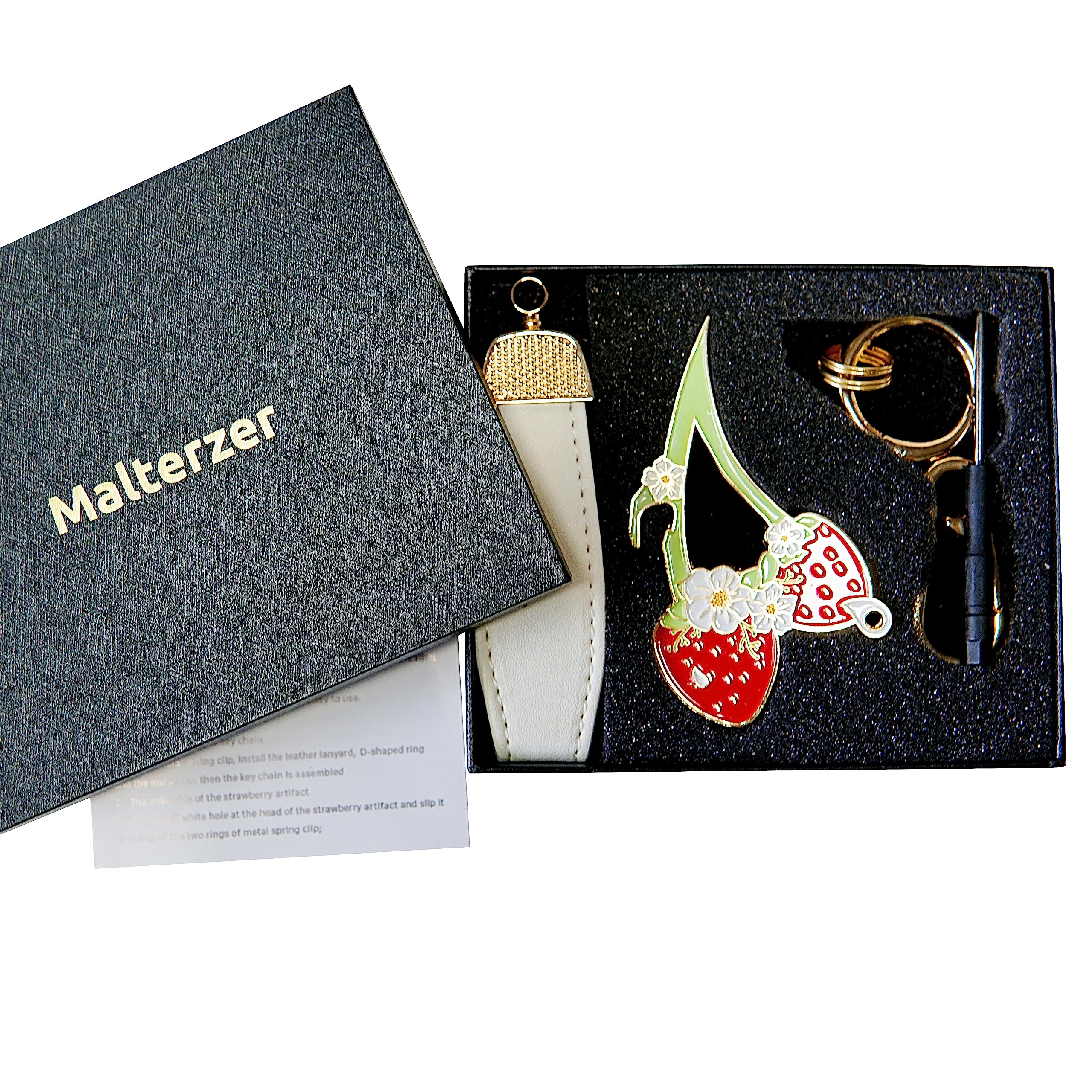The Sweet Sentry – Strawberry Artifact Keychain Charm