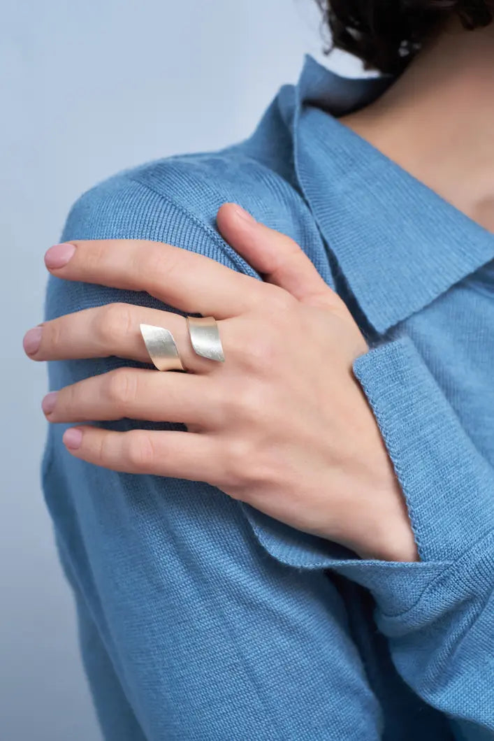 Faith Adjustable Ring – 925 Sterling Silver Finnish Artistry