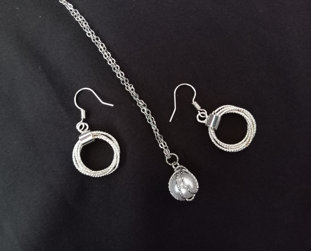 The Myrsky (Storm) Collection – Silver Plated Earrings✨