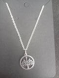 Stainless Steel Tree of Life Necklace - Symbolic Tree Pendant