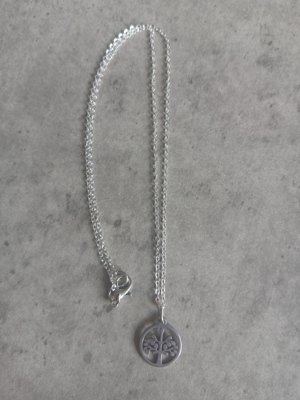 Stainless Steel Tree of Life Necklace - Symbolic Tree Pendant