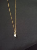Shimmering Crystal Heart Pendant