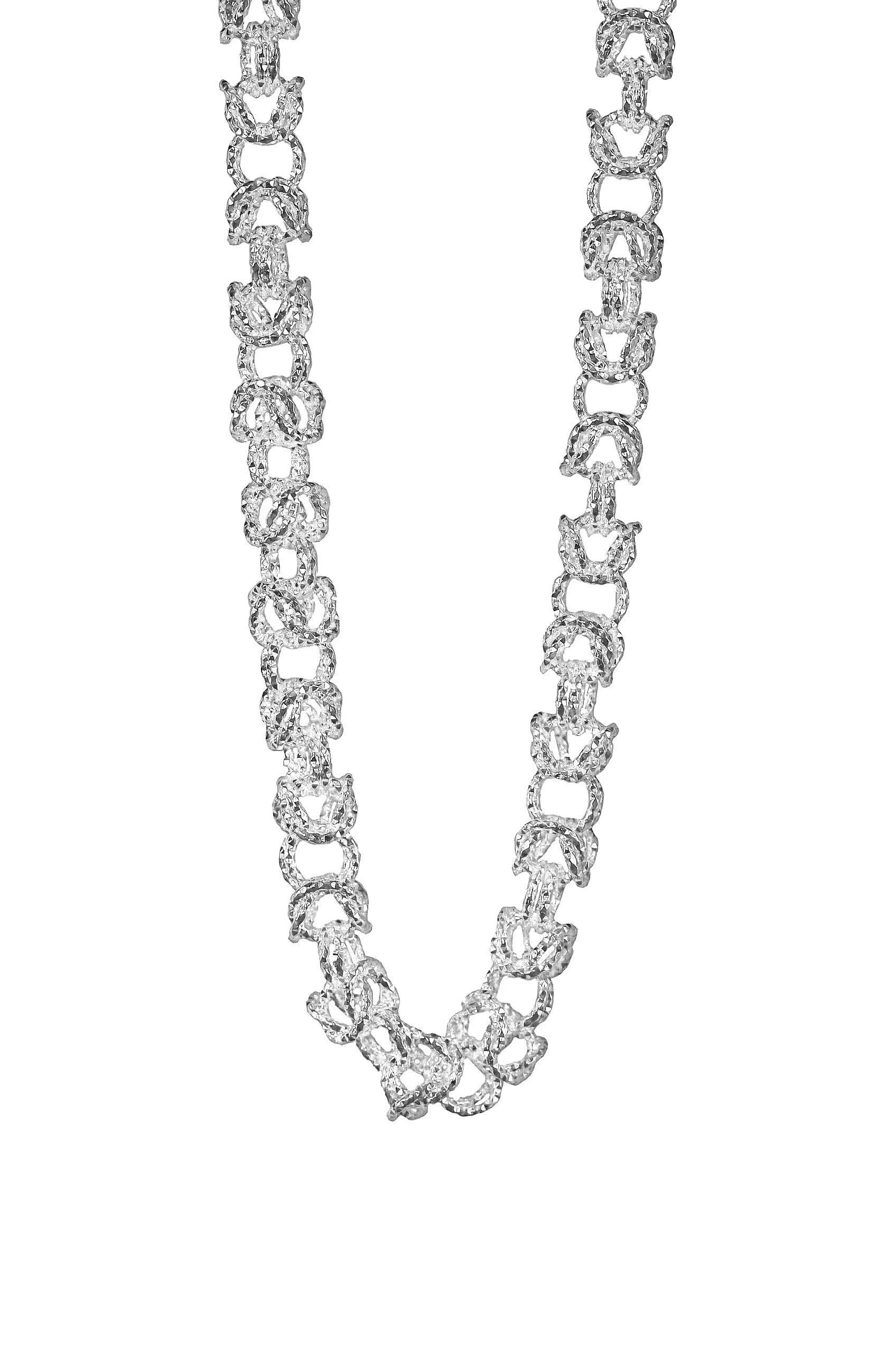 The Toivo Necklace: Diamond-Cut Byzantine Elegance