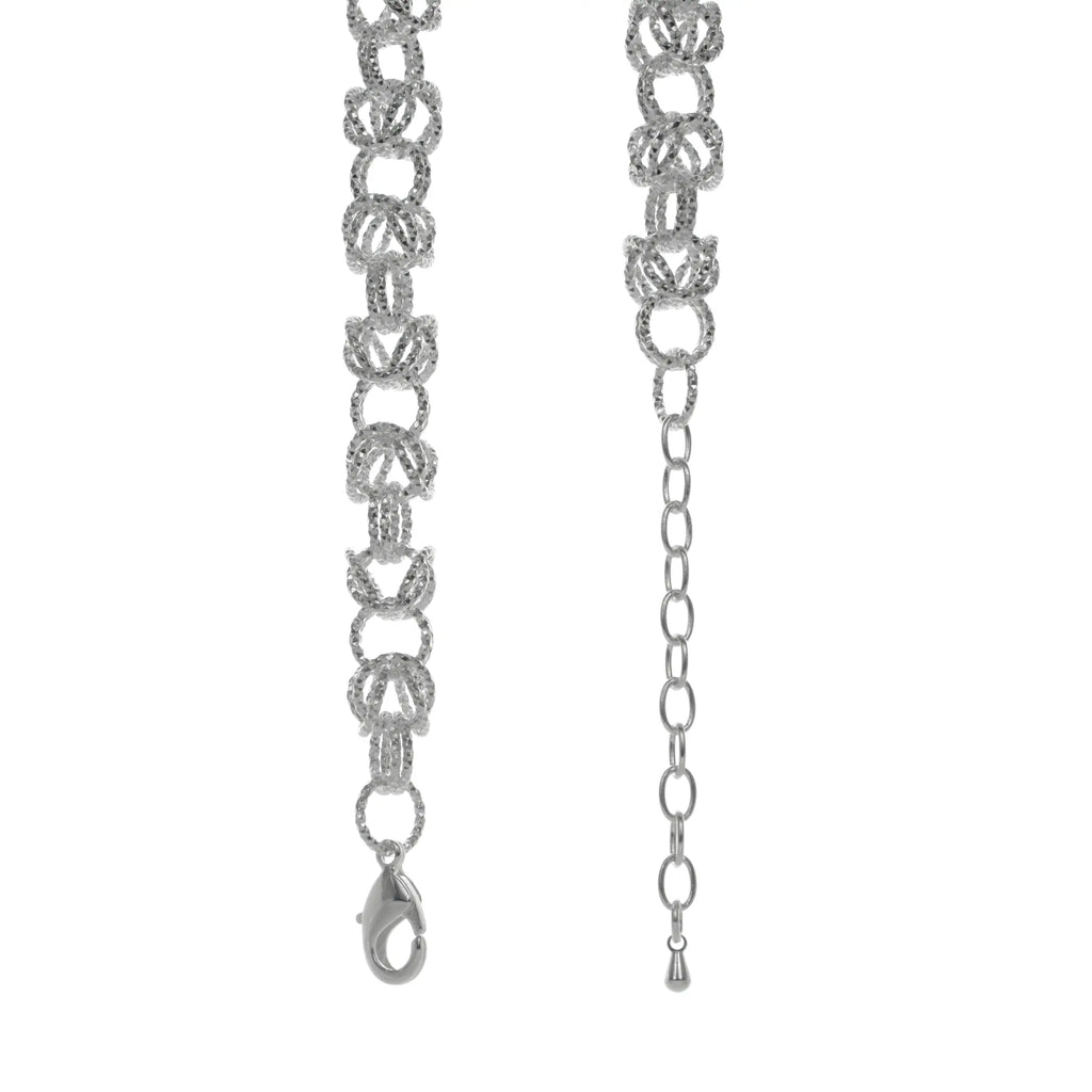 The Toivo Necklace: Diamond-Cut Byzantine Elegance