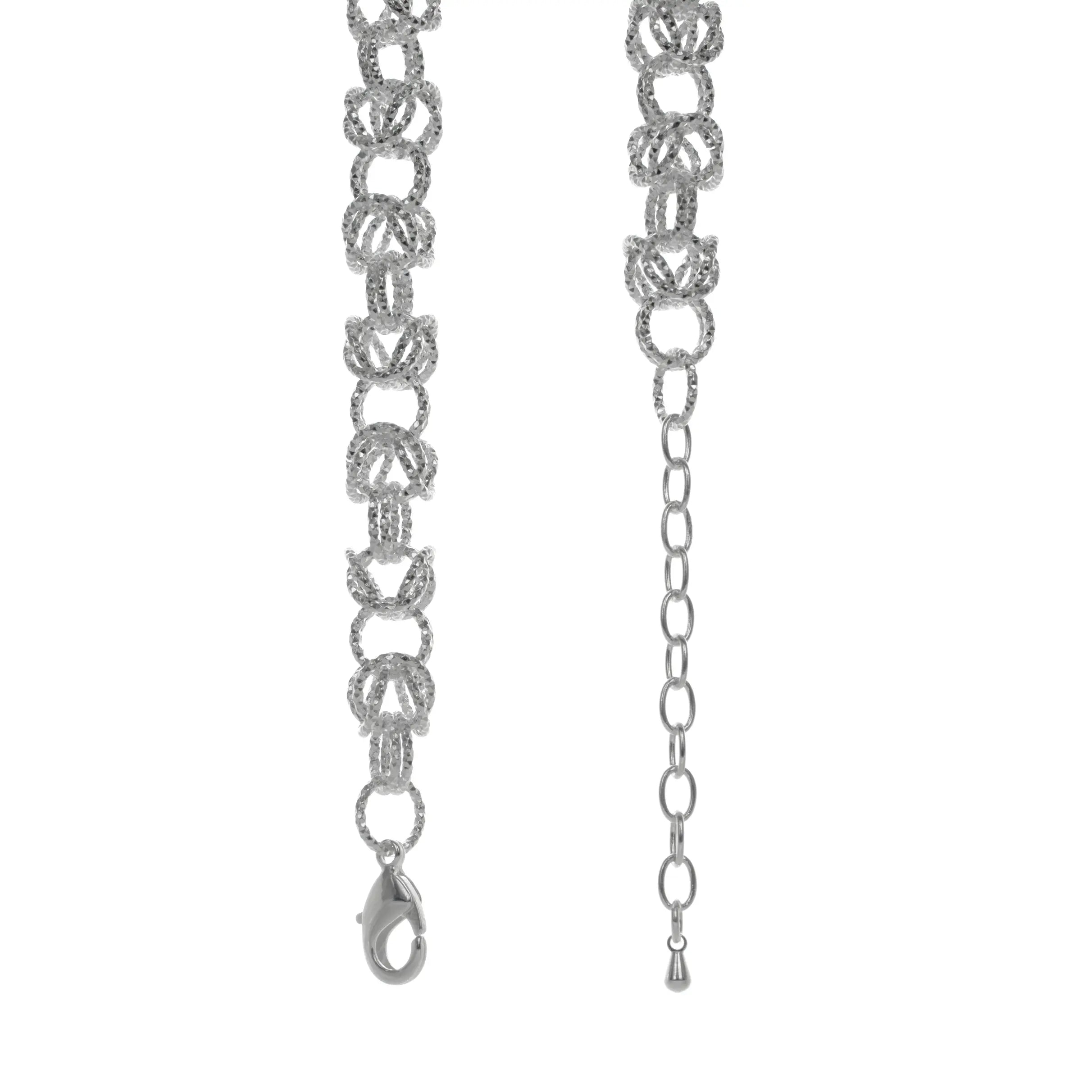 The Toivo Necklace: Diamond-Cut Byzantine Elegance