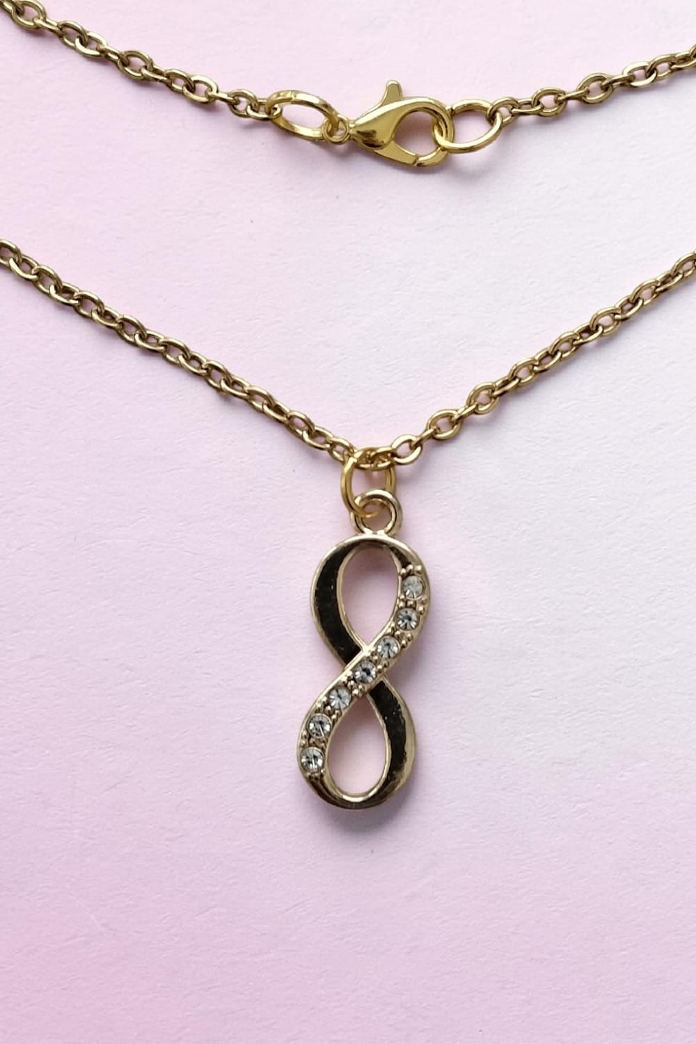 Eternal Sparkle Infinity Necklace